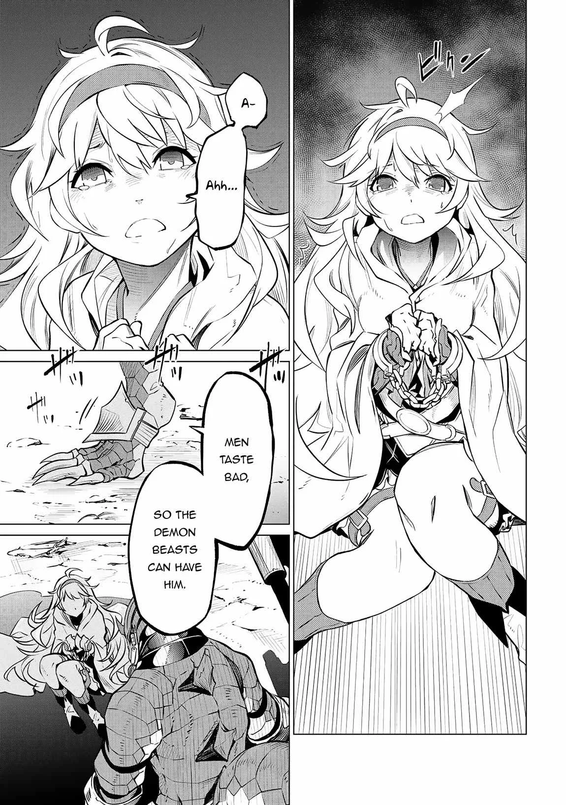 SSS RANK DUNGEON DE KNIFE ICHIHON TEWATASARE TSUIHOU SARETA HAKUMA DOUSHI: YGGDRASIL NO NOROI NIYORI JAKUTEN DEARU MARYOKU FUSOKU O KOKUFUKUSHI SEKAI SAIKYOU E TO ITARU Chapter 4.1 page 12