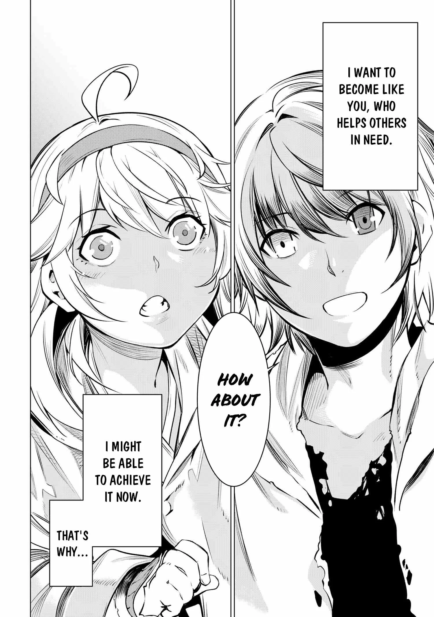 SSS RANK DUNGEON DE KNIFE ICHIHON TEWATASARE TSUIHOU SARETA HAKUMA DOUSHI: YGGDRASIL NO NOROI NIYORI JAKUTEN DEARU MARYOKU FUSOKU O KOKUFUKUSHI SEKAI SAIKYOU E TO ITARU Chapter 4.2 page 21