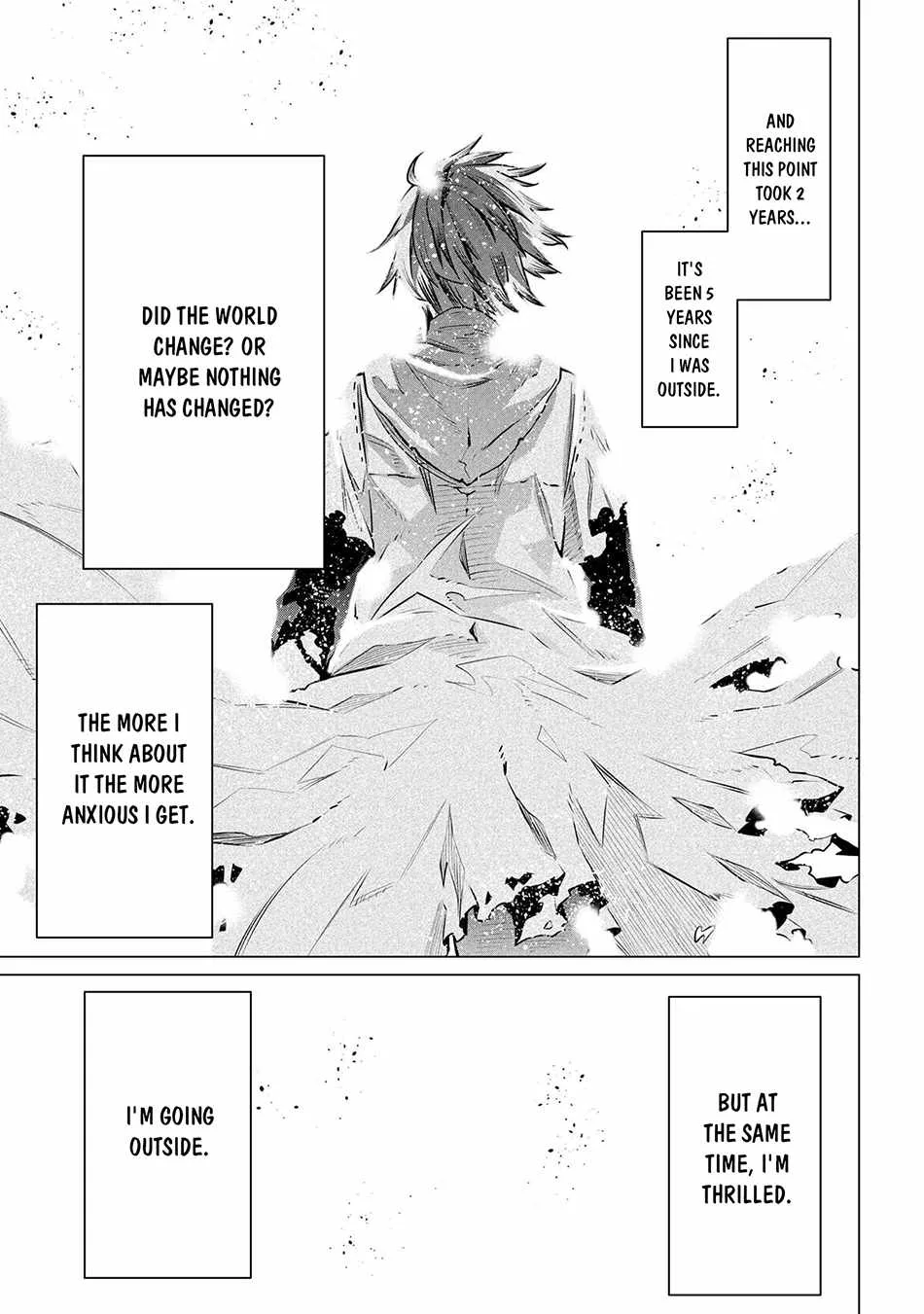 SSS RANK DUNGEON DE KNIFE ICHIHON TEWATASARE TSUIHOU SARETA HAKUMA DOUSHI: YGGDRASIL NO NOROI NIYORI JAKUTEN DEARU MARYOKU FUSOKU O KOKUFUKUSHI SEKAI SAIKYOU E TO ITARU Chapter 3.2 page 17