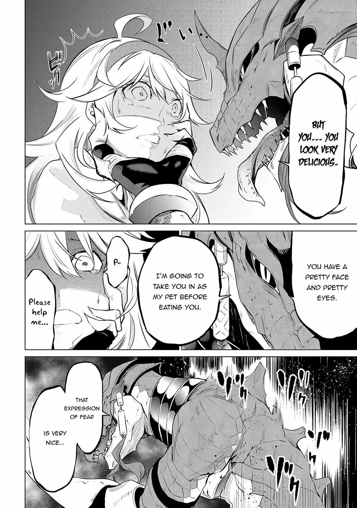 SSS RANK DUNGEON DE KNIFE ICHIHON TEWATASARE TSUIHOU SARETA HAKUMA DOUSHI: YGGDRASIL NO NOROI NIYORI JAKUTEN DEARU MARYOKU FUSOKU O KOKUFUKUSHI SEKAI SAIKYOU E TO ITARU Chapter 4.1 page 13