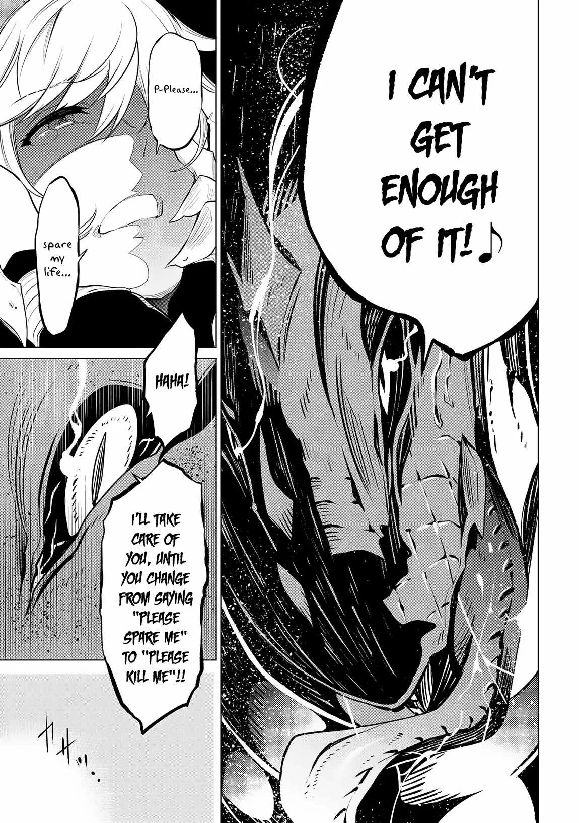 SSS RANK DUNGEON DE KNIFE ICHIHON TEWATASARE TSUIHOU SARETA HAKUMA DOUSHI: YGGDRASIL NO NOROI NIYORI JAKUTEN DEARU MARYOKU FUSOKU O KOKUFUKUSHI SEKAI SAIKYOU E TO ITARU Chapter 4.1 page 16