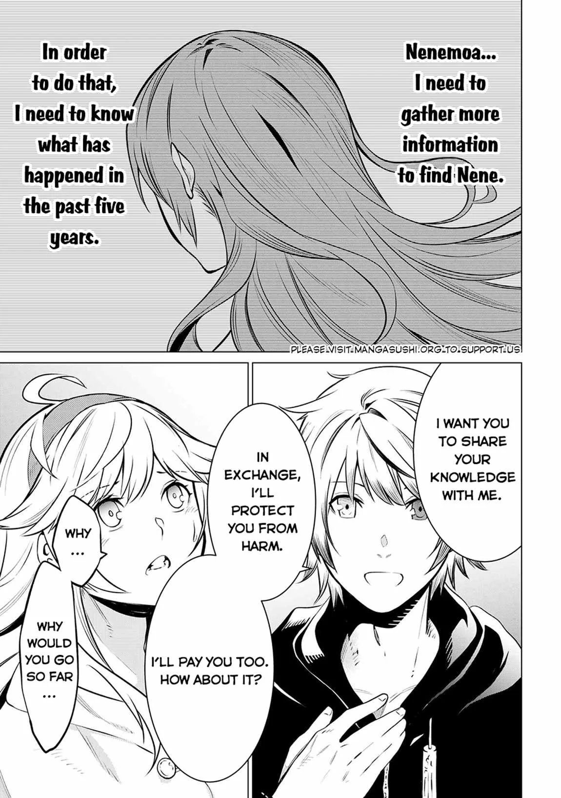SSS RANK DUNGEON DE KNIFE ICHIHON TEWATASARE TSUIHOU SARETA HAKUMA DOUSHI: YGGDRASIL NO NOROI NIYORI JAKUTEN DEARU MARYOKU FUSOKU O KOKUFUKUSHI SEKAI SAIKYOU E TO ITARU Chapter 5.2 page 10
