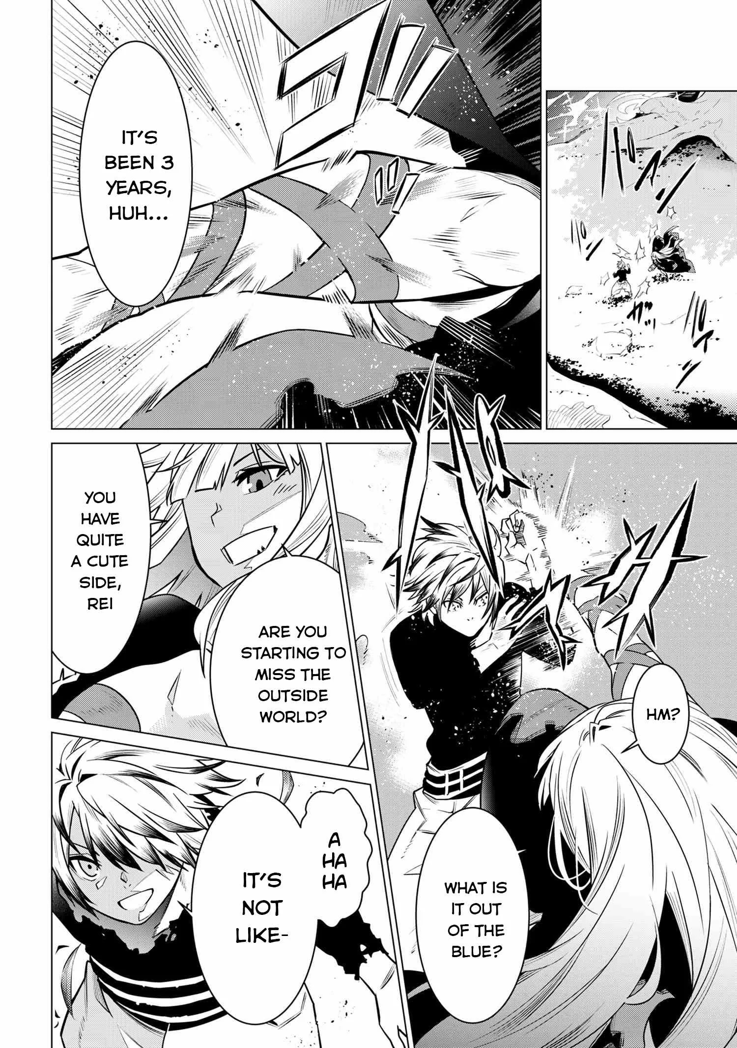 SSS RANK DUNGEON DE KNIFE ICHIHON TEWATASARE TSUIHOU SARETA HAKUMA DOUSHI: YGGDRASIL NO NOROI NIYORI JAKUTEN DEARU MARYOKU FUSOKU O KOKUFUKUSHI SEKAI SAIKYOU E TO ITARU Chapter 2.2 page 14