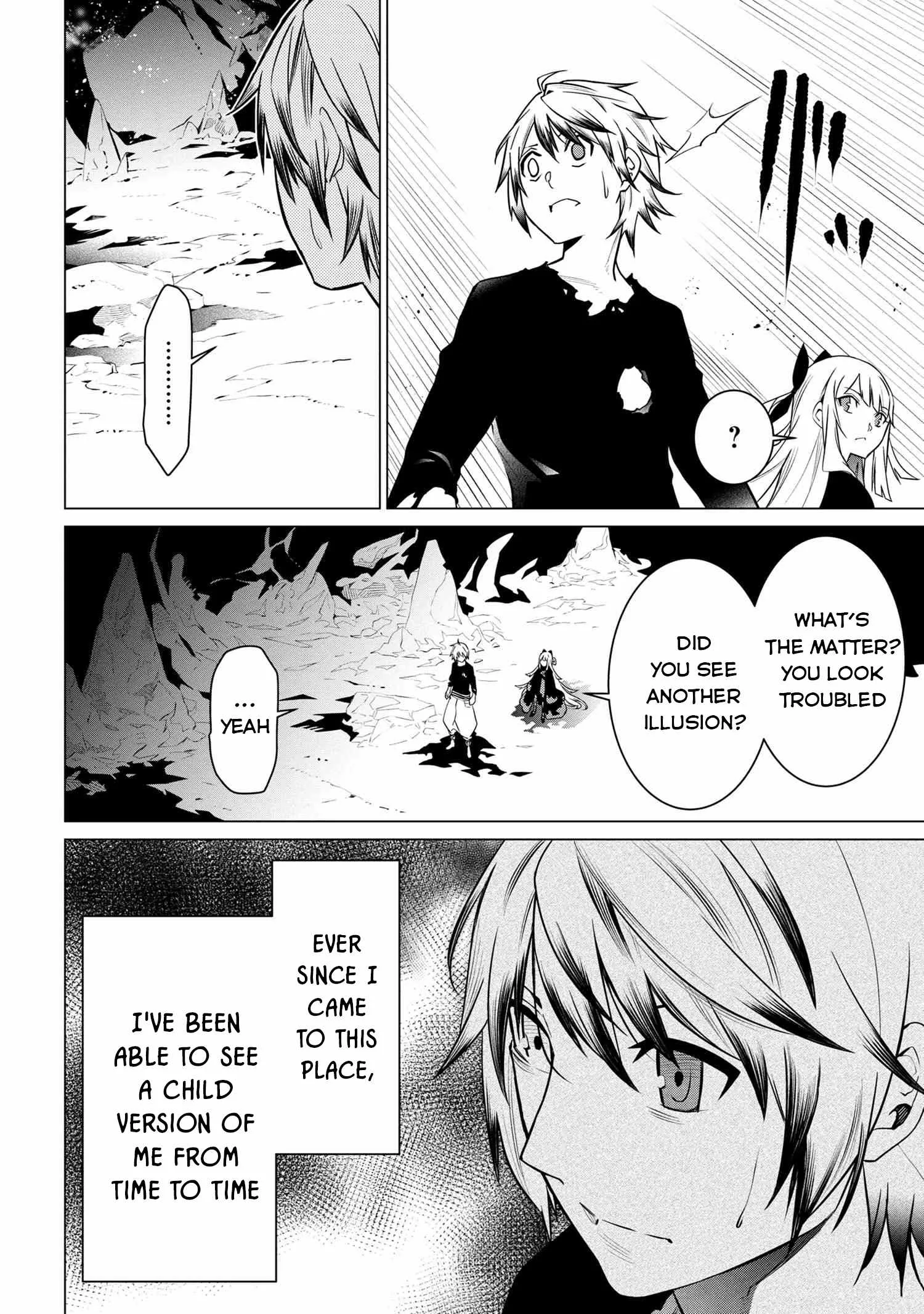 SSS RANK DUNGEON DE KNIFE ICHIHON TEWATASARE TSUIHOU SARETA HAKUMA DOUSHI: YGGDRASIL NO NOROI NIYORI JAKUTEN DEARU MARYOKU FUSOKU O KOKUFUKUSHI SEKAI SAIKYOU E TO ITARU Chapter 2.2 page 12