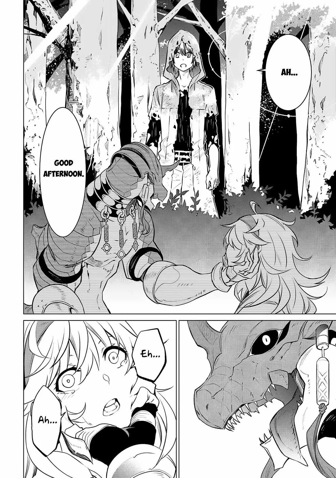 SSS RANK DUNGEON DE KNIFE ICHIHON TEWATASARE TSUIHOU SARETA HAKUMA DOUSHI: YGGDRASIL NO NOROI NIYORI JAKUTEN DEARU MARYOKU FUSOKU O KOKUFUKUSHI SEKAI SAIKYOU E TO ITARU Chapter 4.1 page 17