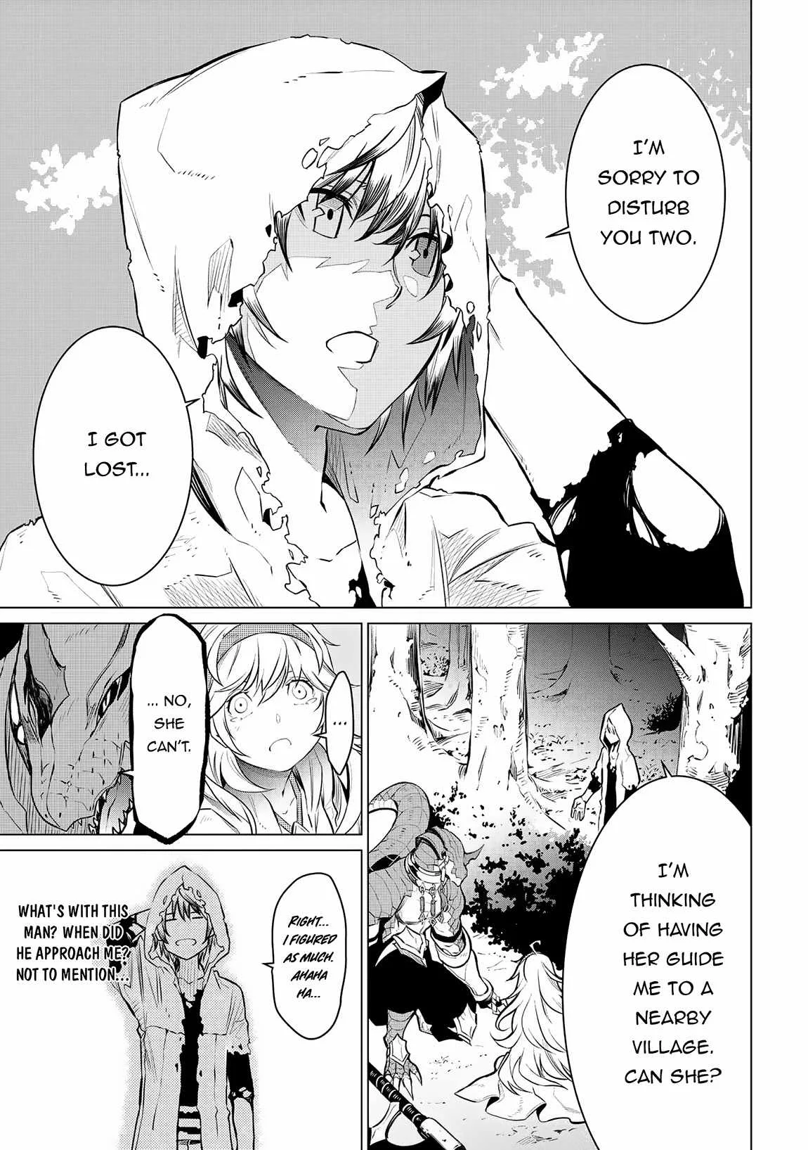 SSS RANK DUNGEON DE KNIFE ICHIHON TEWATASARE TSUIHOU SARETA HAKUMA DOUSHI: YGGDRASIL NO NOROI NIYORI JAKUTEN DEARU MARYOKU FUSOKU O KOKUFUKUSHI SEKAI SAIKYOU E TO ITARU Chapter 4.1 page 18