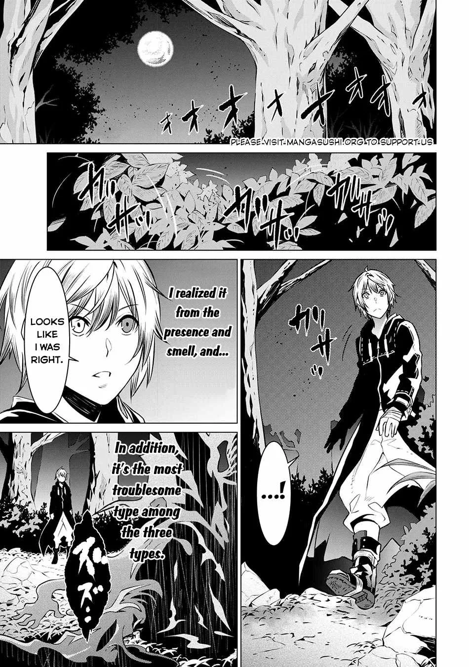 SSS RANK DUNGEON DE KNIFE ICHIHON TEWATASARE TSUIHOU SARETA HAKUMA DOUSHI: YGGDRASIL NO NOROI NIYORI JAKUTEN DEARU MARYOKU FUSOKU O KOKUFUKUSHI SEKAI SAIKYOU E TO ITARU Chapter 6.2 page 23