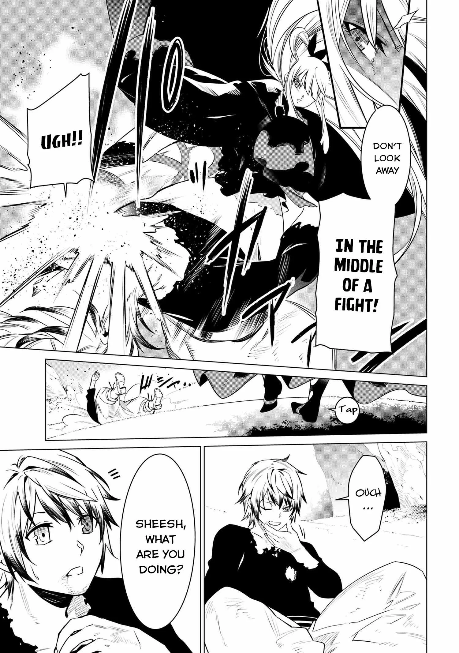 SSS RANK DUNGEON DE KNIFE ICHIHON TEWATASARE TSUIHOU SARETA HAKUMA DOUSHI: YGGDRASIL NO NOROI NIYORI JAKUTEN DEARU MARYOKU FUSOKU O KOKUFUKUSHI SEKAI SAIKYOU E TO ITARU Chapter 2.2 page 17