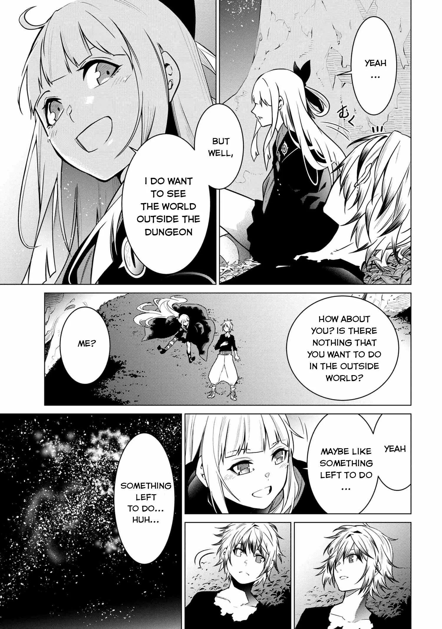 SSS RANK DUNGEON DE KNIFE ICHIHON TEWATASARE TSUIHOU SARETA HAKUMA DOUSHI: YGGDRASIL NO NOROI NIYORI JAKUTEN DEARU MARYOKU FUSOKU O KOKUFUKUSHI SEKAI SAIKYOU E TO ITARU Chapter 2.2 page 21