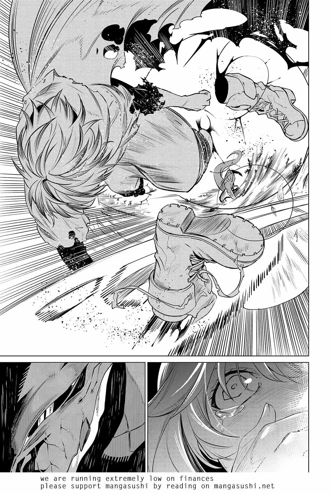 SSS RANK DUNGEON DE KNIFE ICHIHON TEWATASARE TSUIHOU SARETA HAKUMA DOUSHI: YGGDRASIL NO NOROI NIYORI JAKUTEN DEARU MARYOKU FUSOKU O KOKUFUKUSHI SEKAI SAIKYOU E TO ITARU Chapter 4.1 page 24