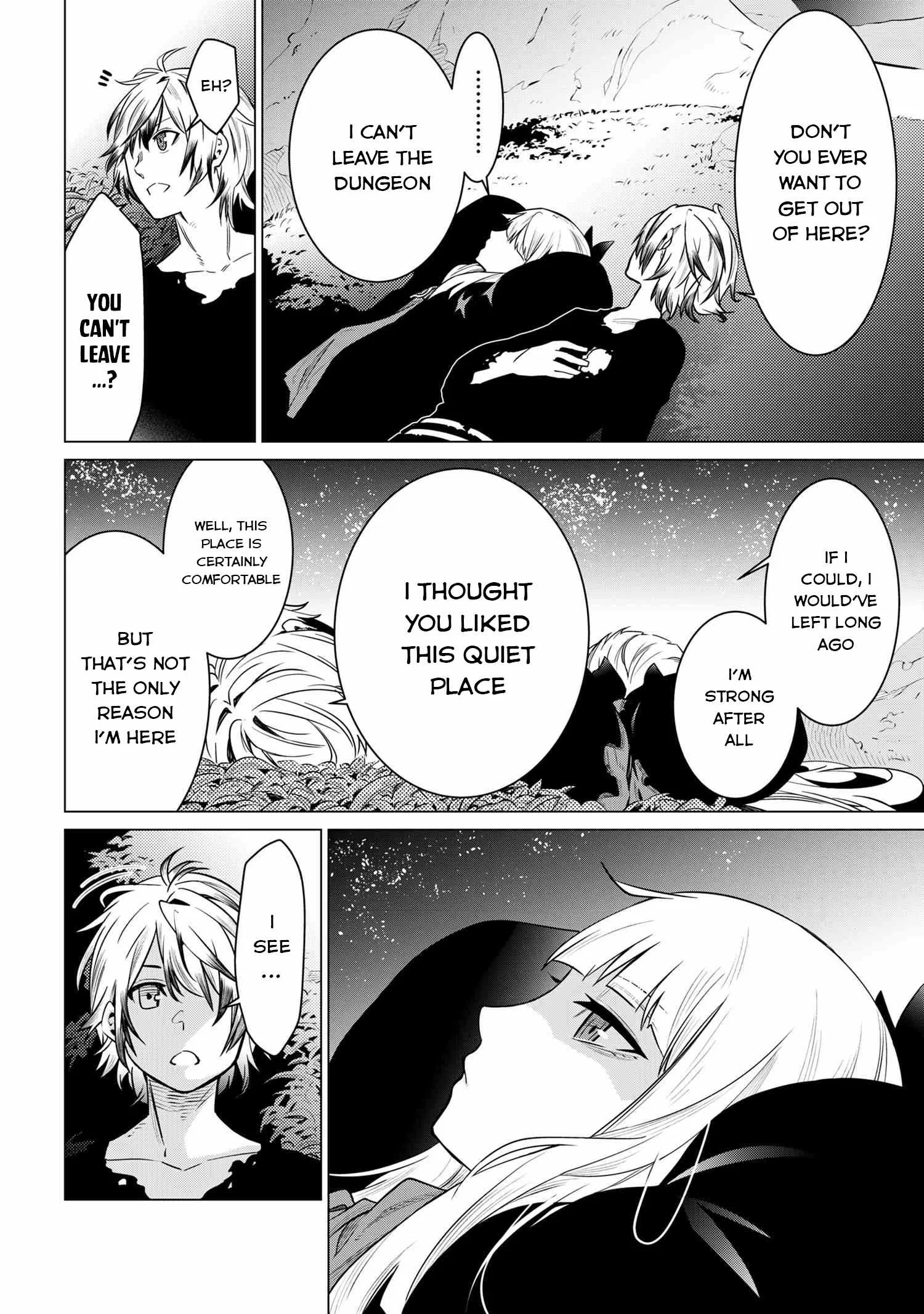 SSS RANK DUNGEON DE KNIFE ICHIHON TEWATASARE TSUIHOU SARETA HAKUMA DOUSHI: YGGDRASIL NO NOROI NIYORI JAKUTEN DEARU MARYOKU FUSOKU O KOKUFUKUSHI SEKAI SAIKYOU E TO ITARU Chapter 2.2 page 20