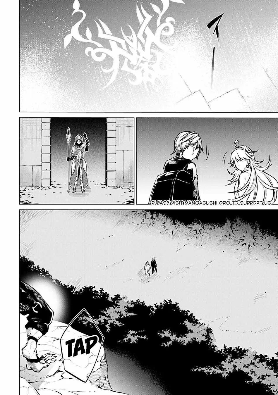 SSS RANK DUNGEON DE KNIFE ICHIHON TEWATASARE TSUIHOU SARETA HAKUMA DOUSHI: YGGDRASIL NO NOROI NIYORI JAKUTEN DEARU MARYOKU FUSOKU O KOKUFUKUSHI SEKAI SAIKYOU E TO ITARU Chapter 10.2 page 6