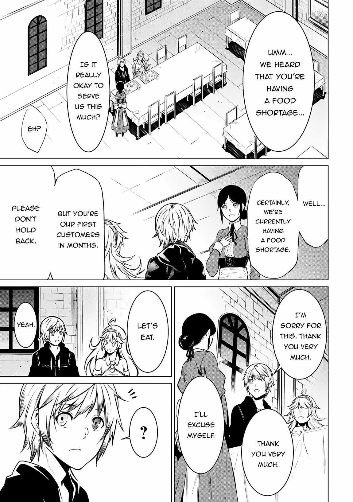 SSS RANK DUNGEON DE KNIFE ICHIHON TEWATASARE TSUIHOU SARETA HAKUMA DOUSHI: YGGDRASIL NO NOROI NIYORI JAKUTEN DEARU MARYOKU FUSOKU O KOKUFUKUSHI SEKAI SAIKYOU E TO ITARU Chapter 9.2 page 7