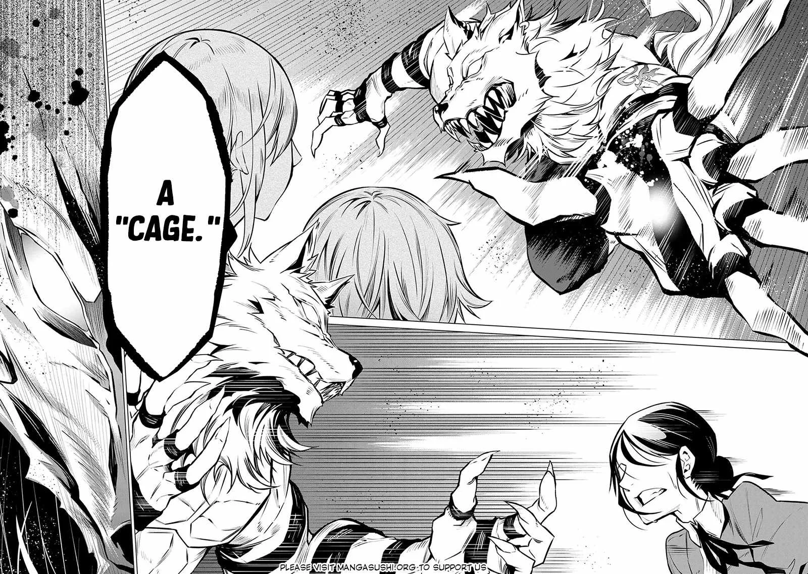 SSS RANK DUNGEON DE KNIFE ICHIHON TEWATASARE TSUIHOU SARETA HAKUMA DOUSHI: YGGDRASIL NO NOROI NIYORI JAKUTEN DEARU MARYOKU FUSOKU O KOKUFUKUSHI SEKAI SAIKYOU E TO ITARU Chapter 10.2 page 16
