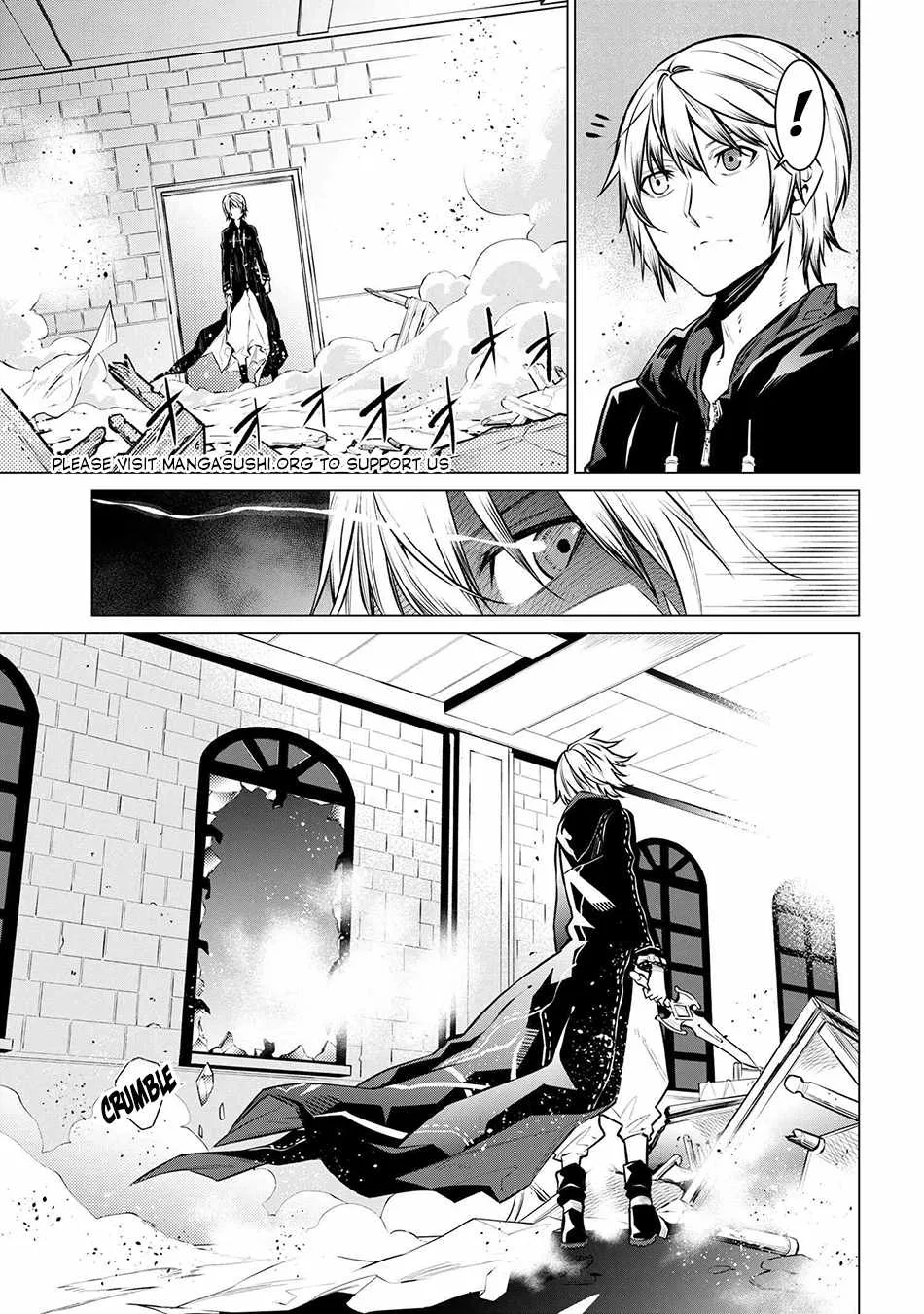 SSS RANK DUNGEON DE KNIFE ICHIHON TEWATASARE TSUIHOU SARETA HAKUMA DOUSHI: YGGDRASIL NO NOROI NIYORI JAKUTEN DEARU MARYOKU FUSOKU O KOKUFUKUSHI SEKAI SAIKYOU E TO ITARU Chapter 11.1 page 6