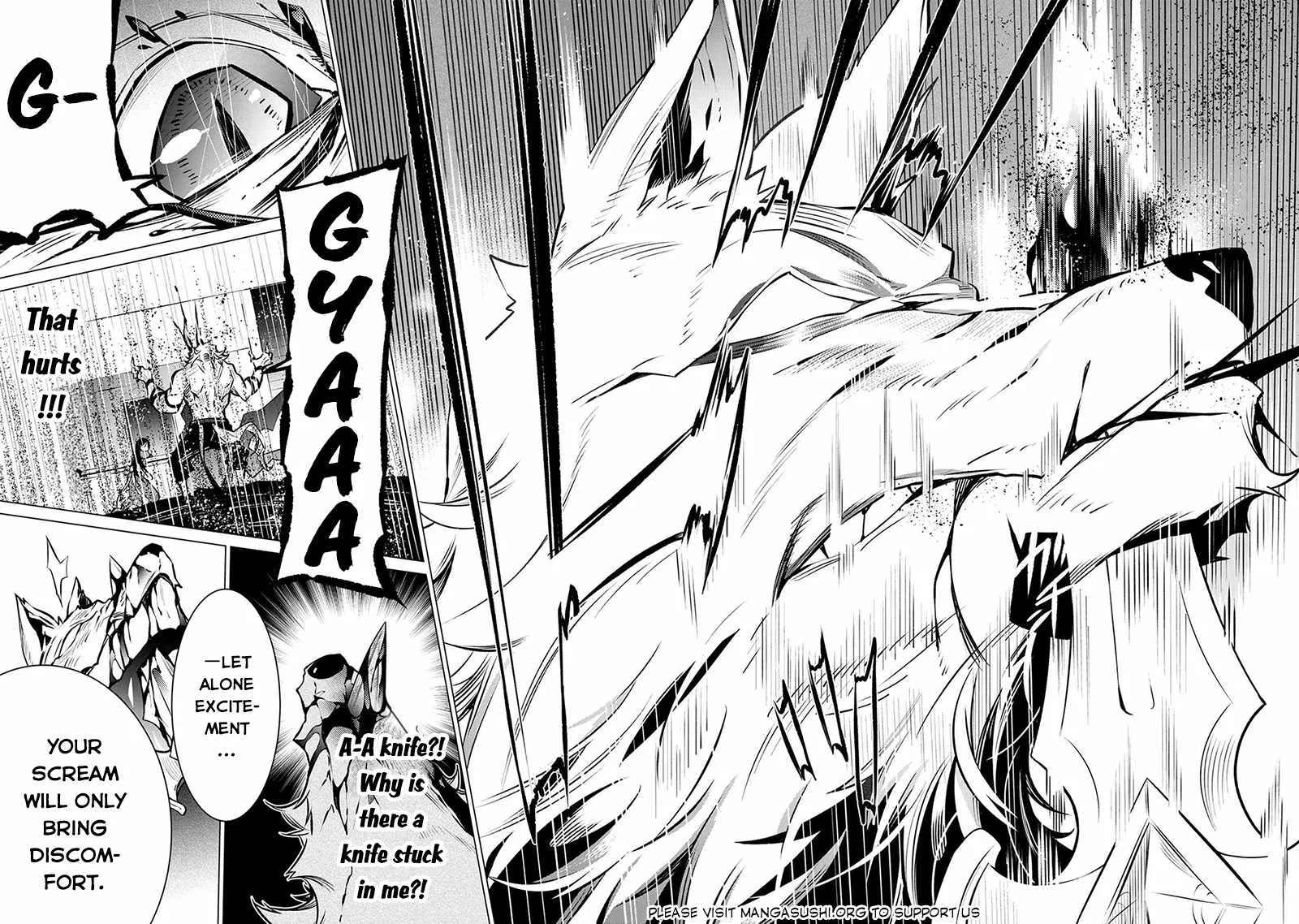 SSS RANK DUNGEON DE KNIFE ICHIHON TEWATASARE TSUIHOU SARETA HAKUMA DOUSHI: YGGDRASIL NO NOROI NIYORI JAKUTEN DEARU MARYOKU FUSOKU O KOKUFUKUSHI SEKAI SAIKYOU E TO ITARU Chapter 10.2 page 19
