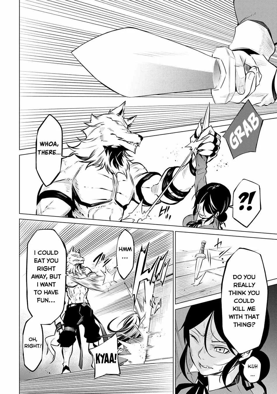 SSS RANK DUNGEON DE KNIFE ICHIHON TEWATASARE TSUIHOU SARETA HAKUMA DOUSHI: YGGDRASIL NO NOROI NIYORI JAKUTEN DEARU MARYOKU FUSOKU O KOKUFUKUSHI SEKAI SAIKYOU E TO ITARU Chapter 10.2 page 17
