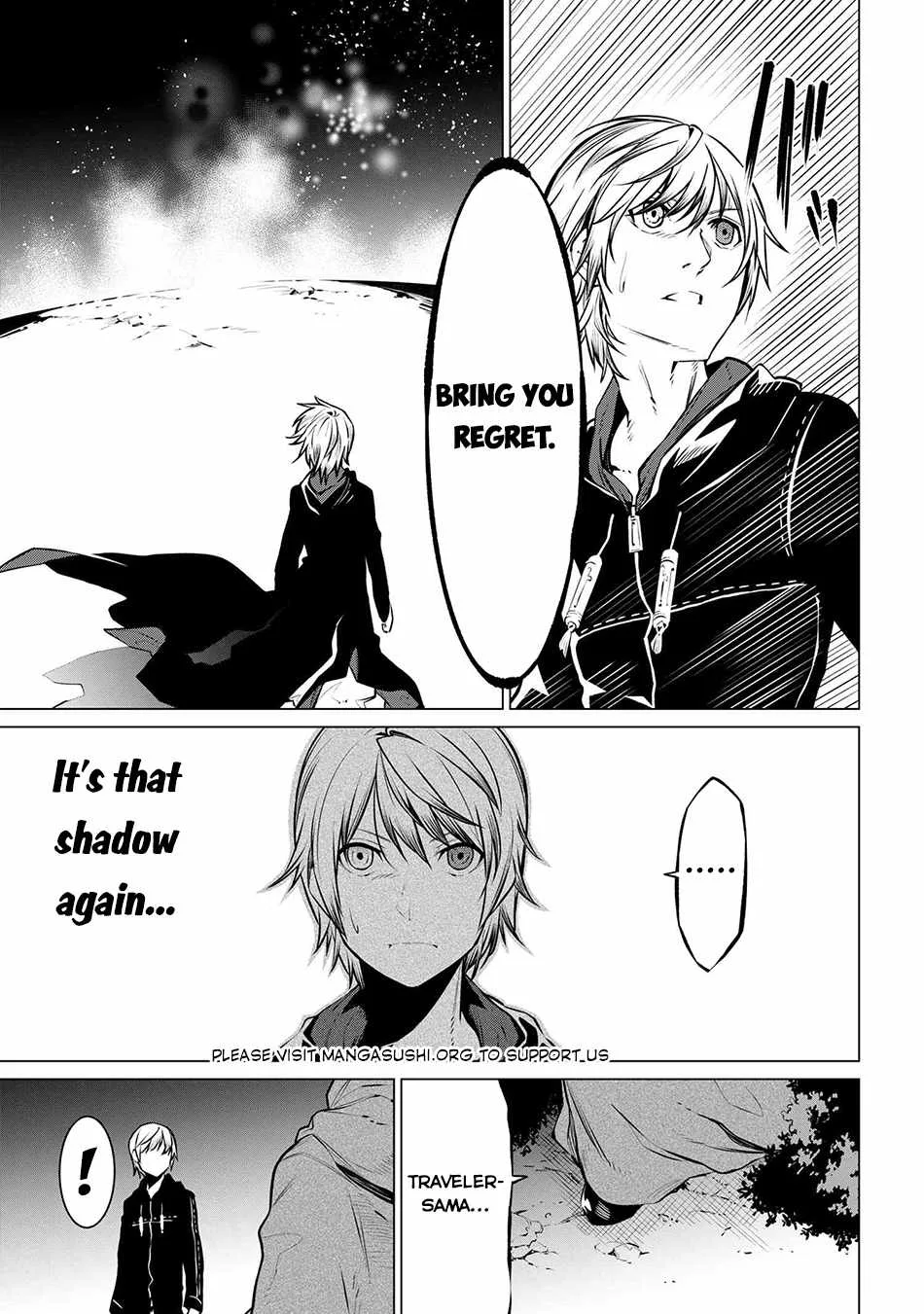 SSS RANK DUNGEON DE KNIFE ICHIHON TEWATASARE TSUIHOU SARETA HAKUMA DOUSHI: YGGDRASIL NO NOROI NIYORI JAKUTEN DEARU MARYOKU FUSOKU O KOKUFUKUSHI SEKAI SAIKYOU E TO ITARU Chapter 11.1 page 16
