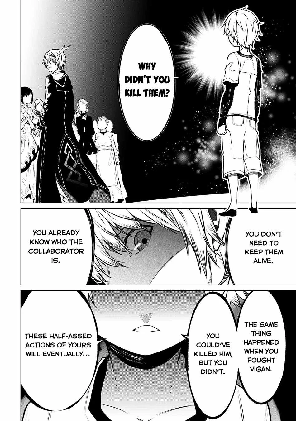 SSS RANK DUNGEON DE KNIFE ICHIHON TEWATASARE TSUIHOU SARETA HAKUMA DOUSHI: YGGDRASIL NO NOROI NIYORI JAKUTEN DEARU MARYOKU FUSOKU O KOKUFUKUSHI SEKAI SAIKYOU E TO ITARU Chapter 11.1 page 15