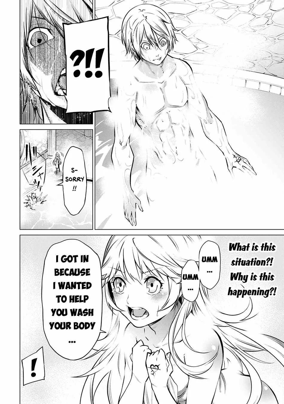 SSS RANK DUNGEON DE KNIFE ICHIHON TEWATASARE TSUIHOU SARETA HAKUMA DOUSHI: YGGDRASIL NO NOROI NIYORI JAKUTEN DEARU MARYOKU FUSOKU O KOKUFUKUSHI SEKAI SAIKYOU E TO ITARU Chapter 10.1 page 3