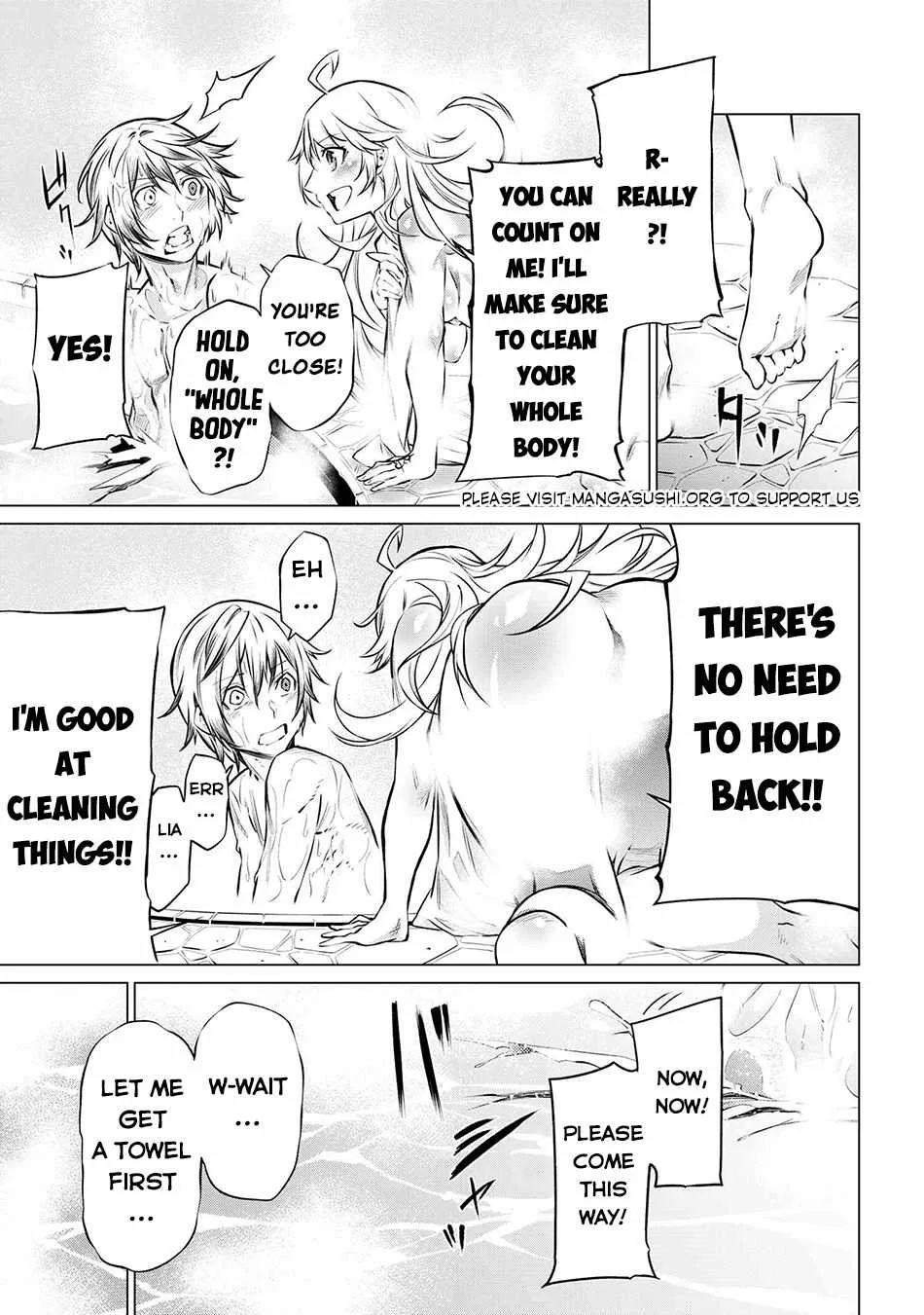 SSS RANK DUNGEON DE KNIFE ICHIHON TEWATASARE TSUIHOU SARETA HAKUMA DOUSHI: YGGDRASIL NO NOROI NIYORI JAKUTEN DEARU MARYOKU FUSOKU O KOKUFUKUSHI SEKAI SAIKYOU E TO ITARU Chapter 10.1 page 6