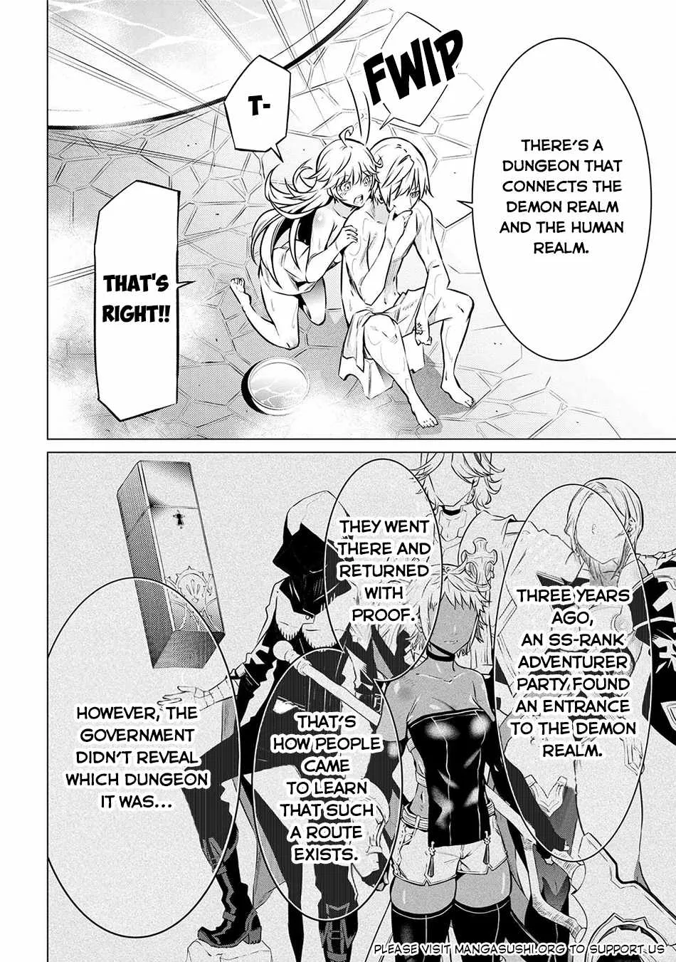 SSS RANK DUNGEON DE KNIFE ICHIHON TEWATASARE TSUIHOU SARETA HAKUMA DOUSHI: YGGDRASIL NO NOROI NIYORI JAKUTEN DEARU MARYOKU FUSOKU O KOKUFUKUSHI SEKAI SAIKYOU E TO ITARU Chapter 10.1 page 11