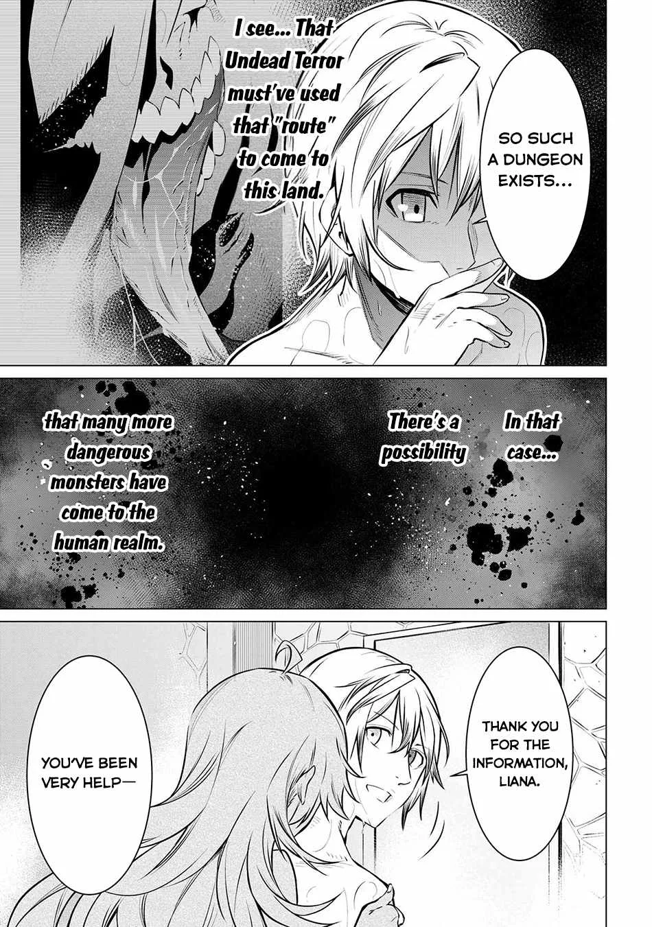 SSS RANK DUNGEON DE KNIFE ICHIHON TEWATASARE TSUIHOU SARETA HAKUMA DOUSHI: YGGDRASIL NO NOROI NIYORI JAKUTEN DEARU MARYOKU FUSOKU O KOKUFUKUSHI SEKAI SAIKYOU E TO ITARU Chapter 10.1 page 12