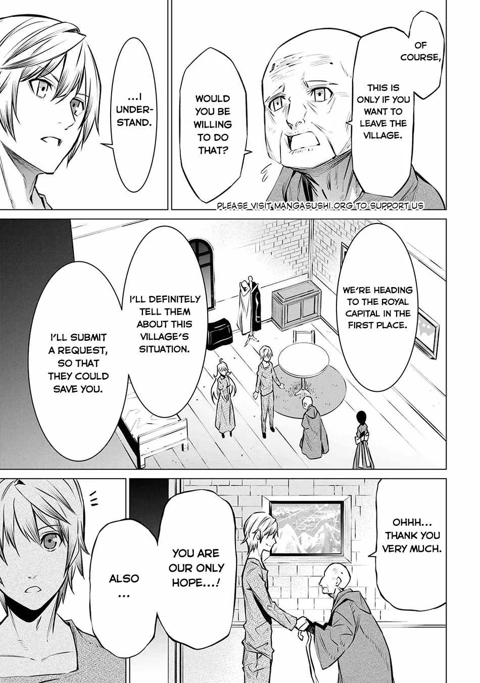 SSS RANK DUNGEON DE KNIFE ICHIHON TEWATASARE TSUIHOU SARETA HAKUMA DOUSHI: YGGDRASIL NO NOROI NIYORI JAKUTEN DEARU MARYOKU FUSOKU O KOKUFUKUSHI SEKAI SAIKYOU E TO ITARU Chapter 10.1 page 16