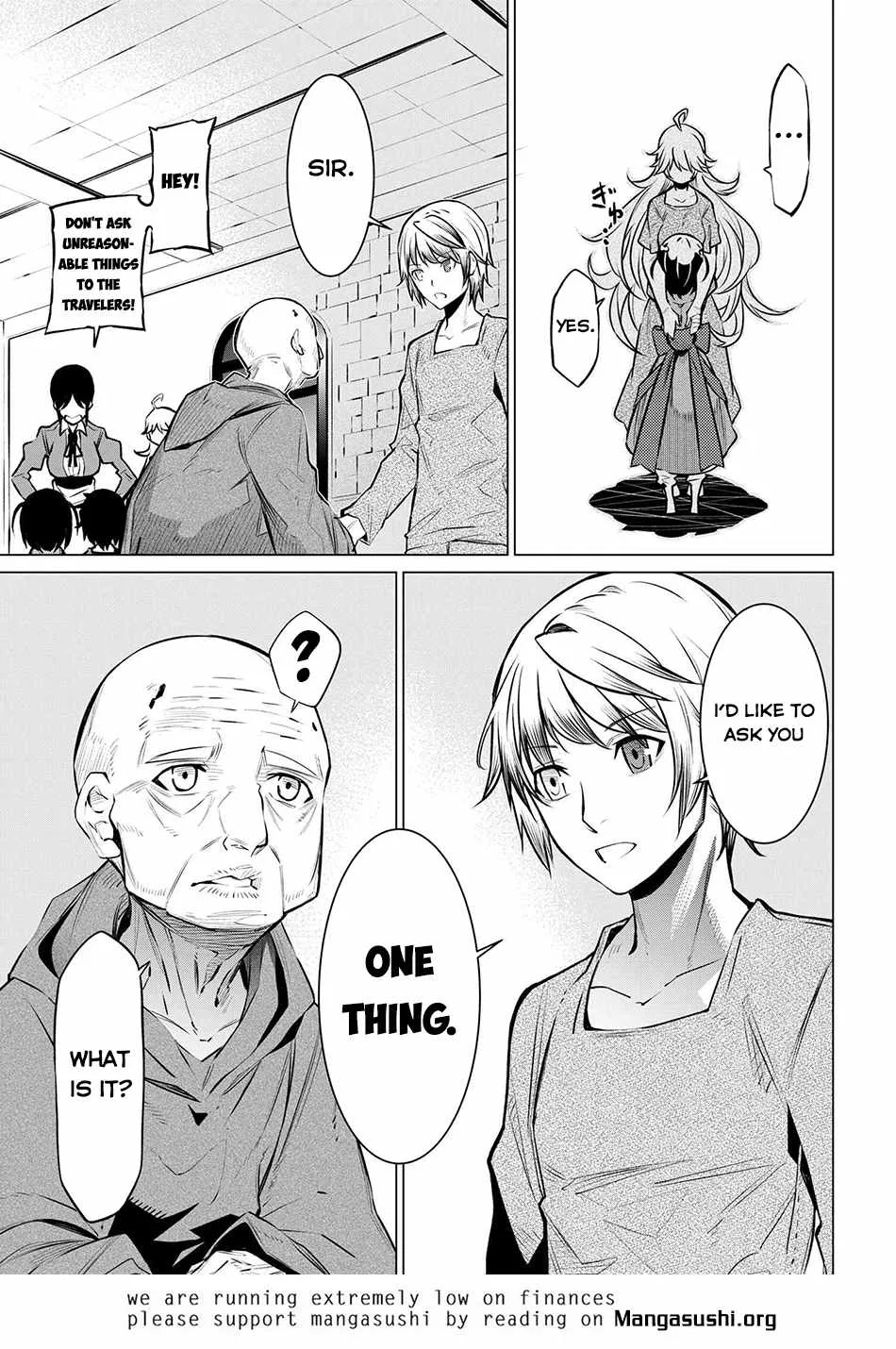 SSS RANK DUNGEON DE KNIFE ICHIHON TEWATASARE TSUIHOU SARETA HAKUMA DOUSHI: YGGDRASIL NO NOROI NIYORI JAKUTEN DEARU MARYOKU FUSOKU O KOKUFUKUSHI SEKAI SAIKYOU E TO ITARU Chapter 10.1 page 22