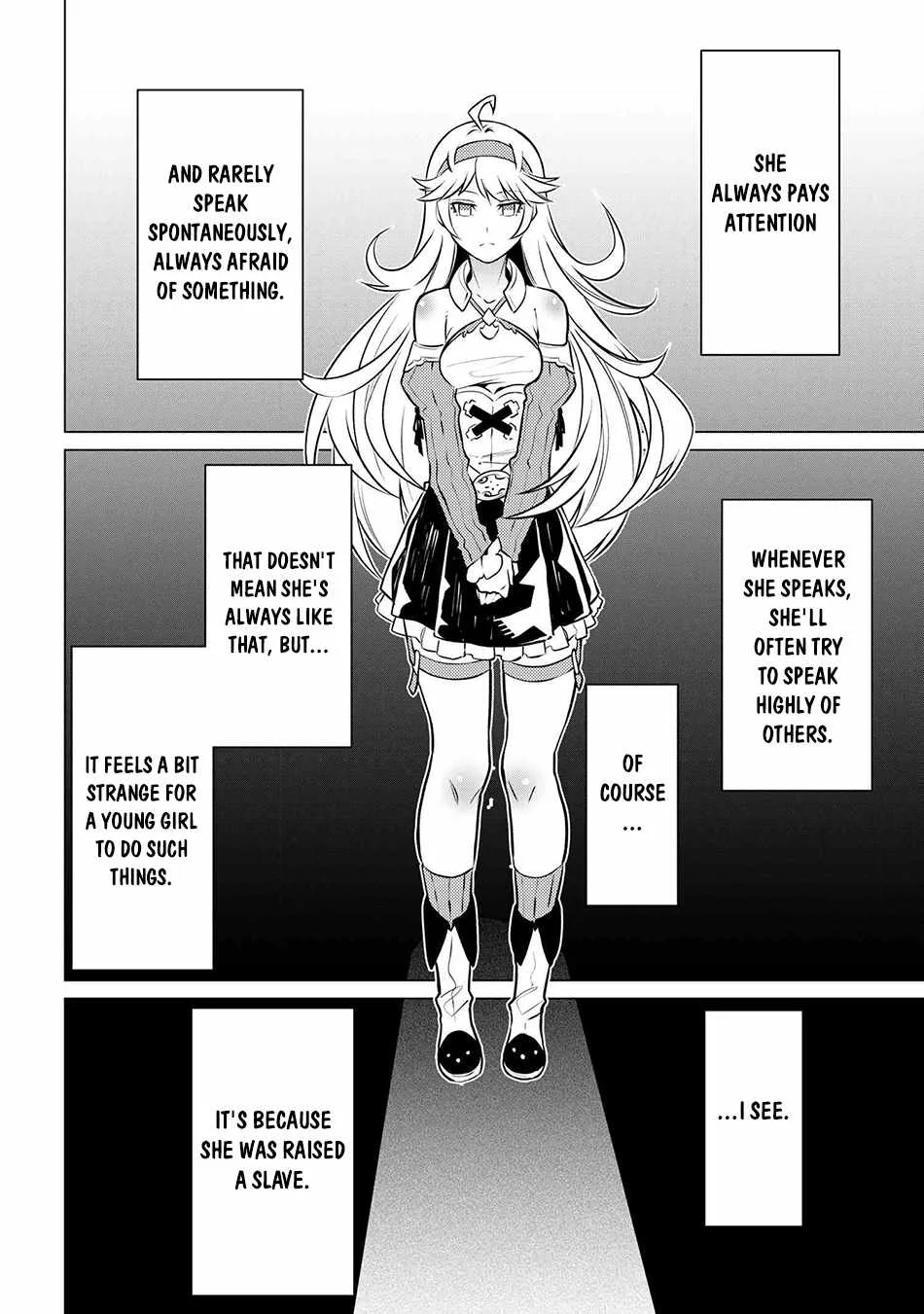SSS RANK DUNGEON DE KNIFE ICHIHON TEWATASARE TSUIHOU SARETA HAKUMA DOUSHI: YGGDRASIL NO NOROI NIYORI JAKUTEN DEARU MARYOKU FUSOKU O KOKUFUKUSHI SEKAI SAIKYOU E TO ITARU Chapter 9.3 page 14