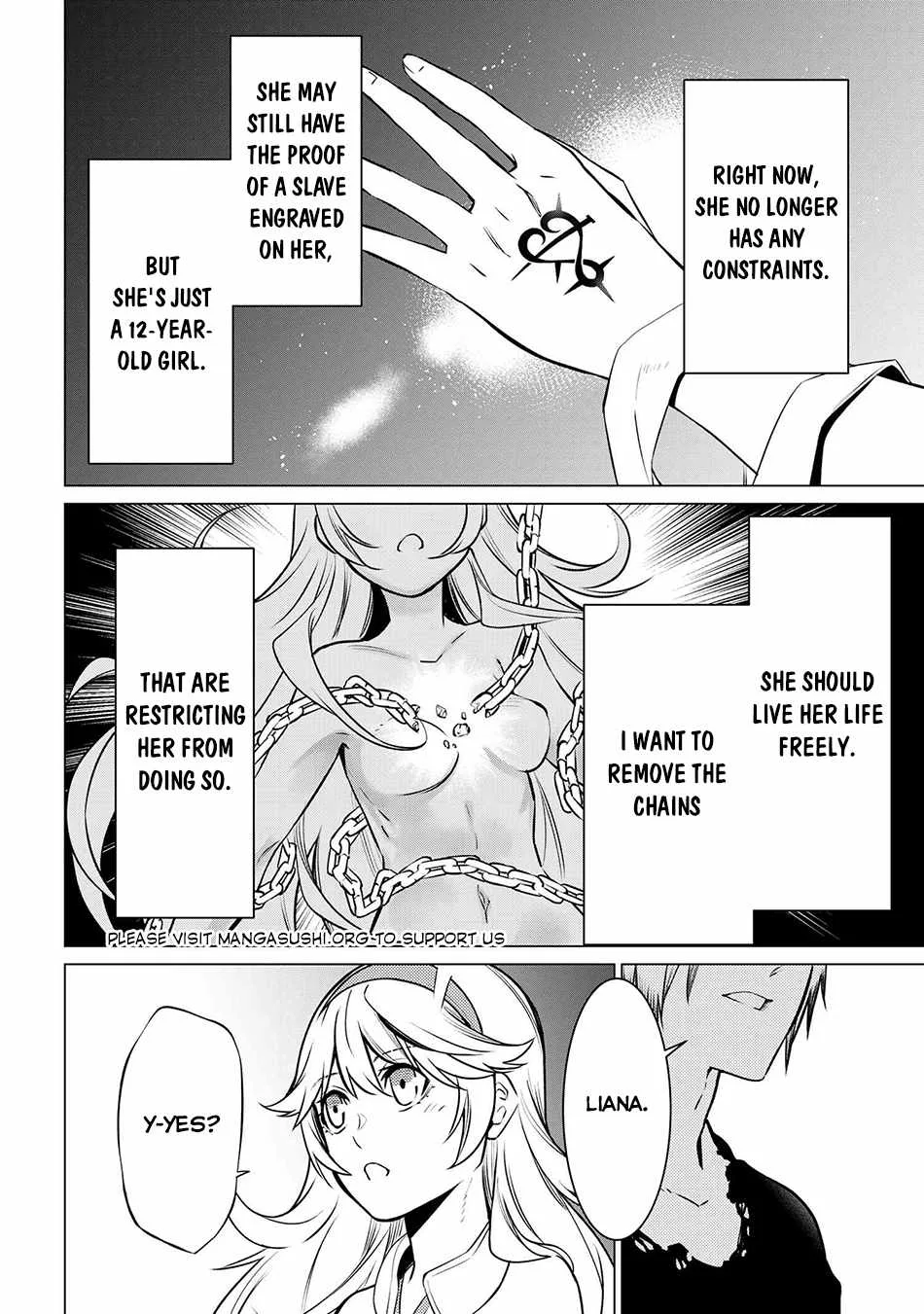 SSS RANK DUNGEON DE KNIFE ICHIHON TEWATASARE TSUIHOU SARETA HAKUMA DOUSHI: YGGDRASIL NO NOROI NIYORI JAKUTEN DEARU MARYOKU FUSOKU O KOKUFUKUSHI SEKAI SAIKYOU E TO ITARU Chapter 9.3 page 16