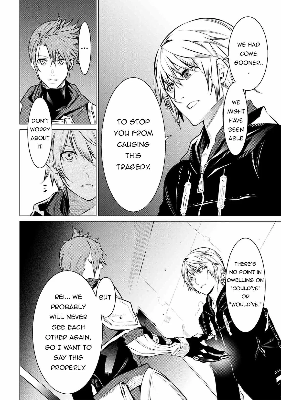 SSS RANK DUNGEON DE KNIFE ICHIHON TEWATASARE TSUIHOU SARETA HAKUMA DOUSHI: YGGDRASIL NO NOROI NIYORI JAKUTEN DEARU MARYOKU FUSOKU O KOKUFUKUSHI SEKAI SAIKYOU E TO ITARU Chapter 13.1 page 9