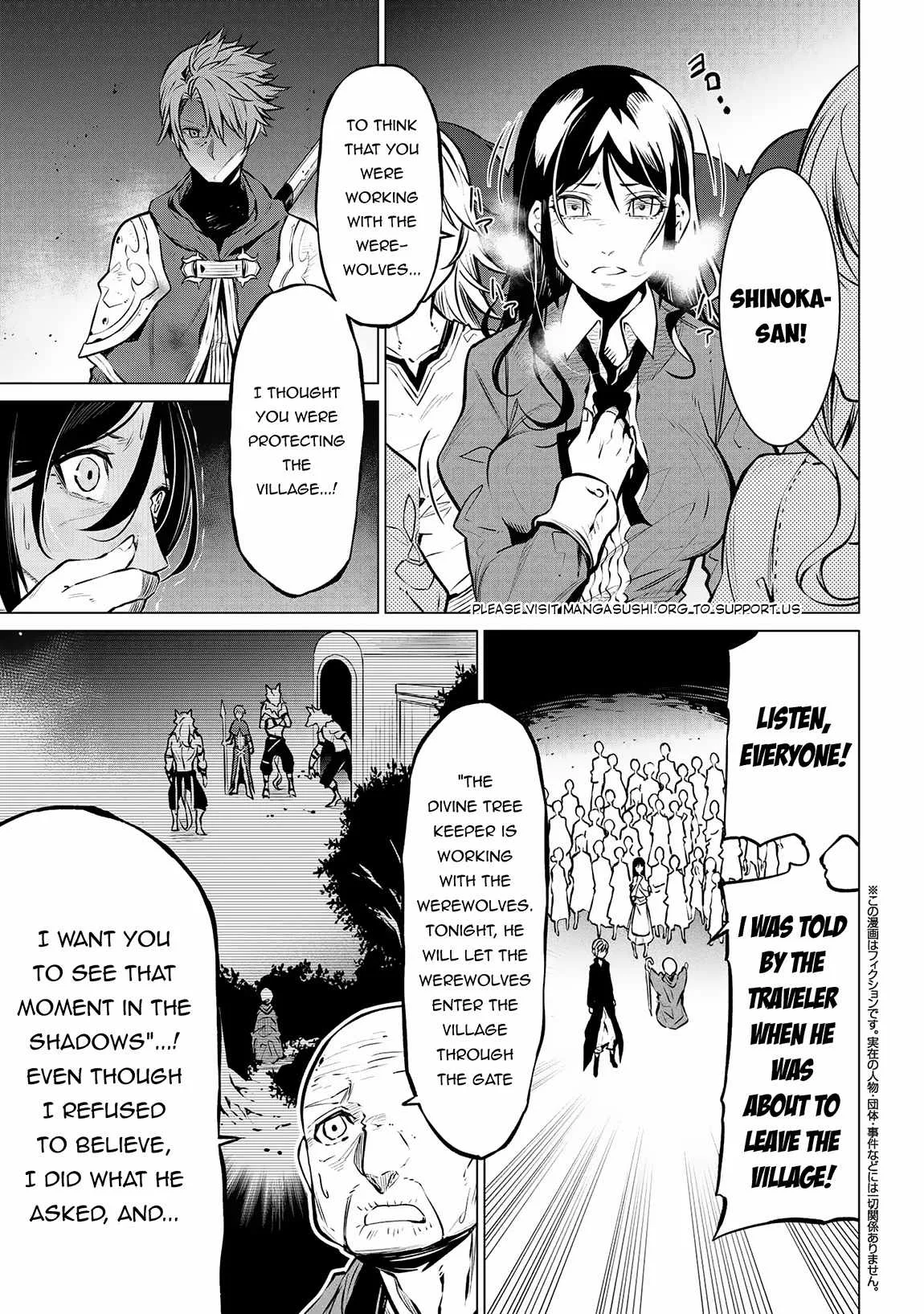SSS RANK DUNGEON DE KNIFE ICHIHON TEWATASARE TSUIHOU SARETA HAKUMA DOUSHI: YGGDRASIL NO NOROI NIYORI JAKUTEN DEARU MARYOKU FUSOKU O KOKUFUKUSHI SEKAI SAIKYOU E TO ITARU Chapter 11.2 page 2