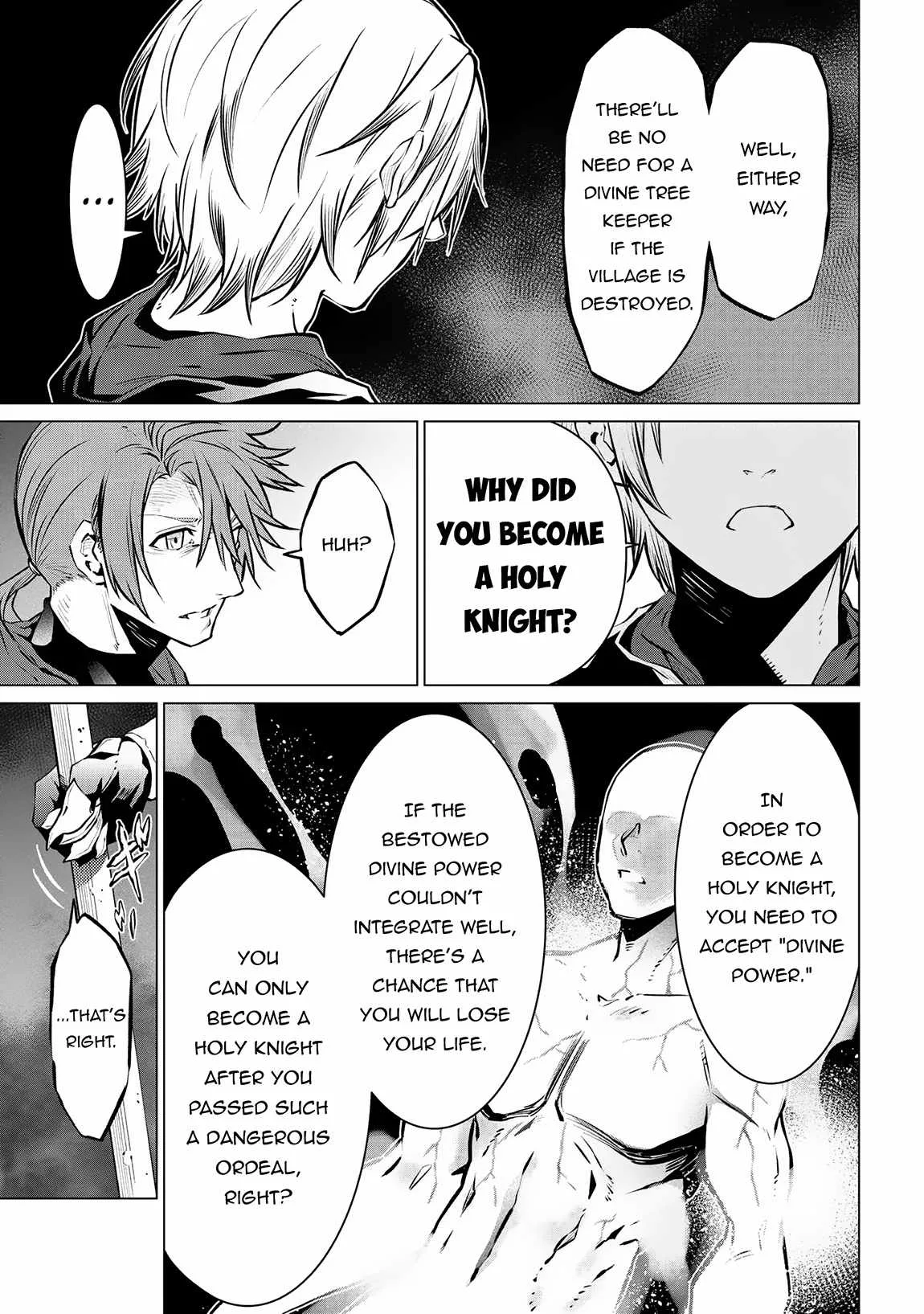 SSS RANK DUNGEON DE KNIFE ICHIHON TEWATASARE TSUIHOU SARETA HAKUMA DOUSHI: YGGDRASIL NO NOROI NIYORI JAKUTEN DEARU MARYOKU FUSOKU O KOKUFUKUSHI SEKAI SAIKYOU E TO ITARU Chapter 11.2 page 8