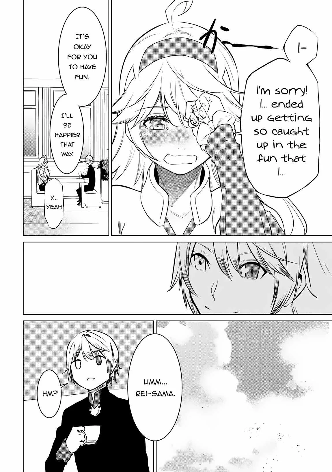 SSS RANK DUNGEON DE KNIFE ICHIHON TEWATASARE TSUIHOU SARETA HAKUMA DOUSHI: YGGDRASIL NO NOROI NIYORI JAKUTEN DEARU MARYOKU FUSOKU O KOKUFUKUSHI SEKAI SAIKYOU E TO ITARU Chapter 14.3 page 4
