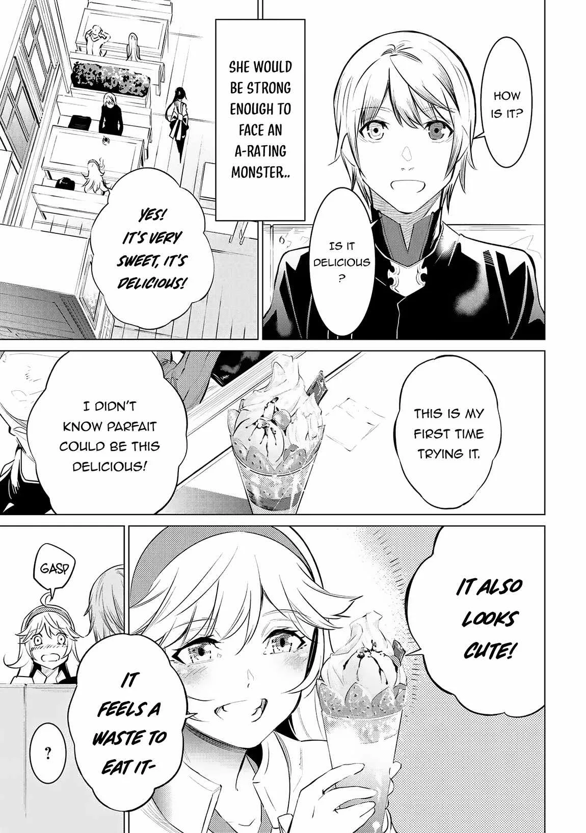 SSS RANK DUNGEON DE KNIFE ICHIHON TEWATASARE TSUIHOU SARETA HAKUMA DOUSHI: YGGDRASIL NO NOROI NIYORI JAKUTEN DEARU MARYOKU FUSOKU O KOKUFUKUSHI SEKAI SAIKYOU E TO ITARU Chapter 14.3 page 3
