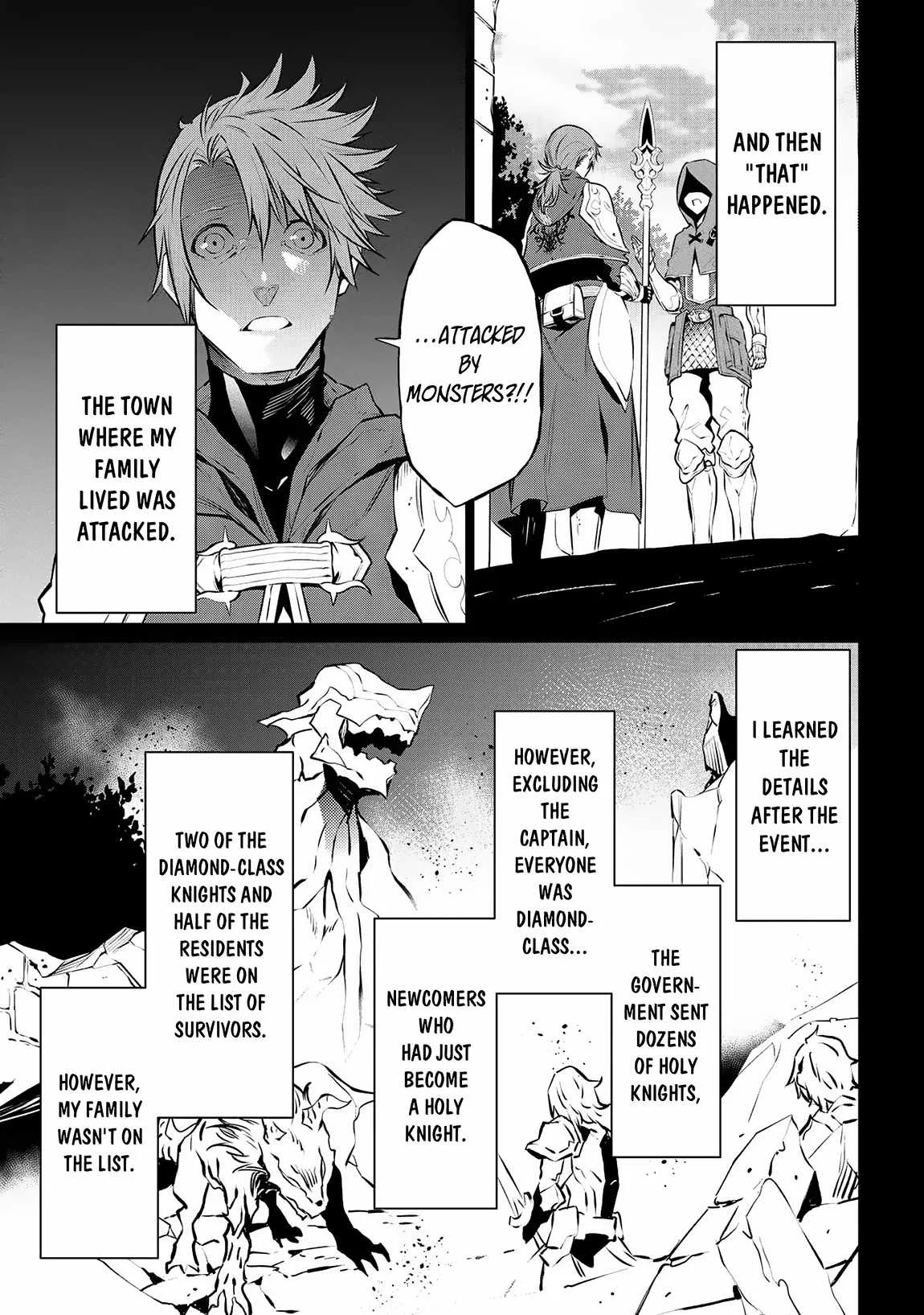 SSS RANK DUNGEON DE KNIFE ICHIHON TEWATASARE TSUIHOU SARETA HAKUMA DOUSHI: YGGDRASIL NO NOROI NIYORI JAKUTEN DEARU MARYOKU FUSOKU O KOKUFUKUSHI SEKAI SAIKYOU E TO ITARU Chapter 11.2 page 18