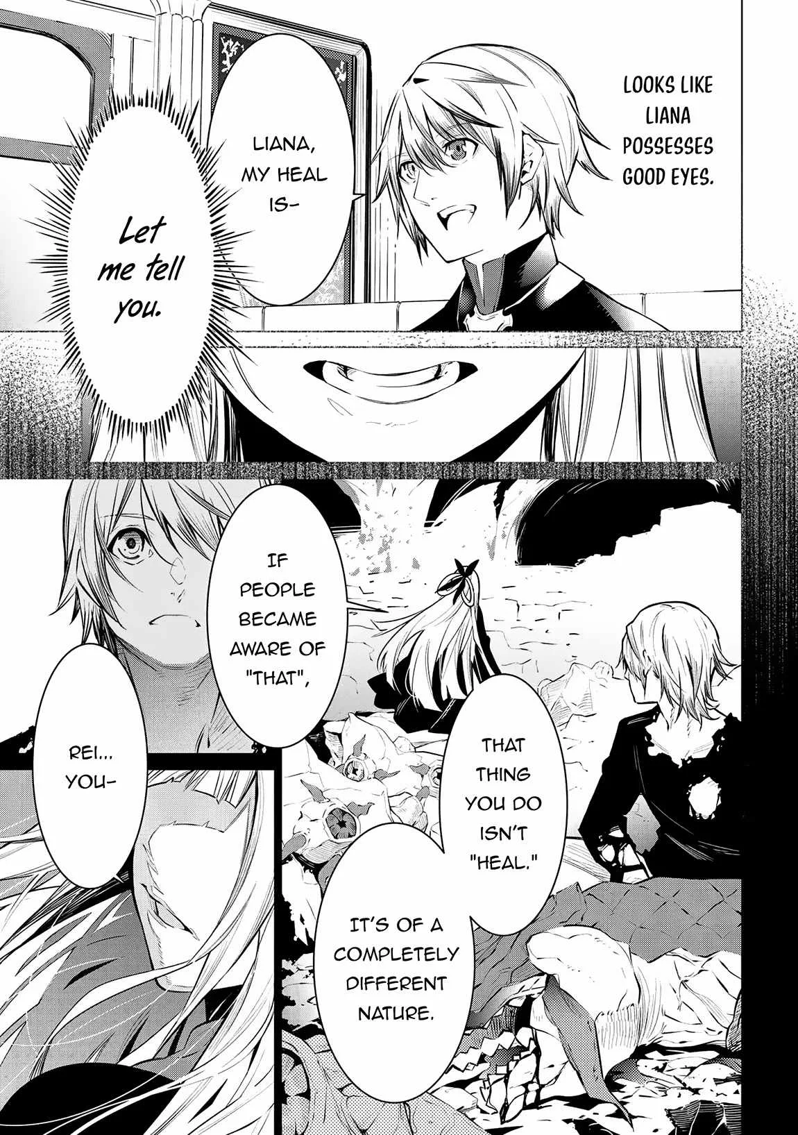 SSS RANK DUNGEON DE KNIFE ICHIHON TEWATASARE TSUIHOU SARETA HAKUMA DOUSHI: YGGDRASIL NO NOROI NIYORI JAKUTEN DEARU MARYOKU FUSOKU O KOKUFUKUSHI SEKAI SAIKYOU E TO ITARU Chapter 14.3 page 7