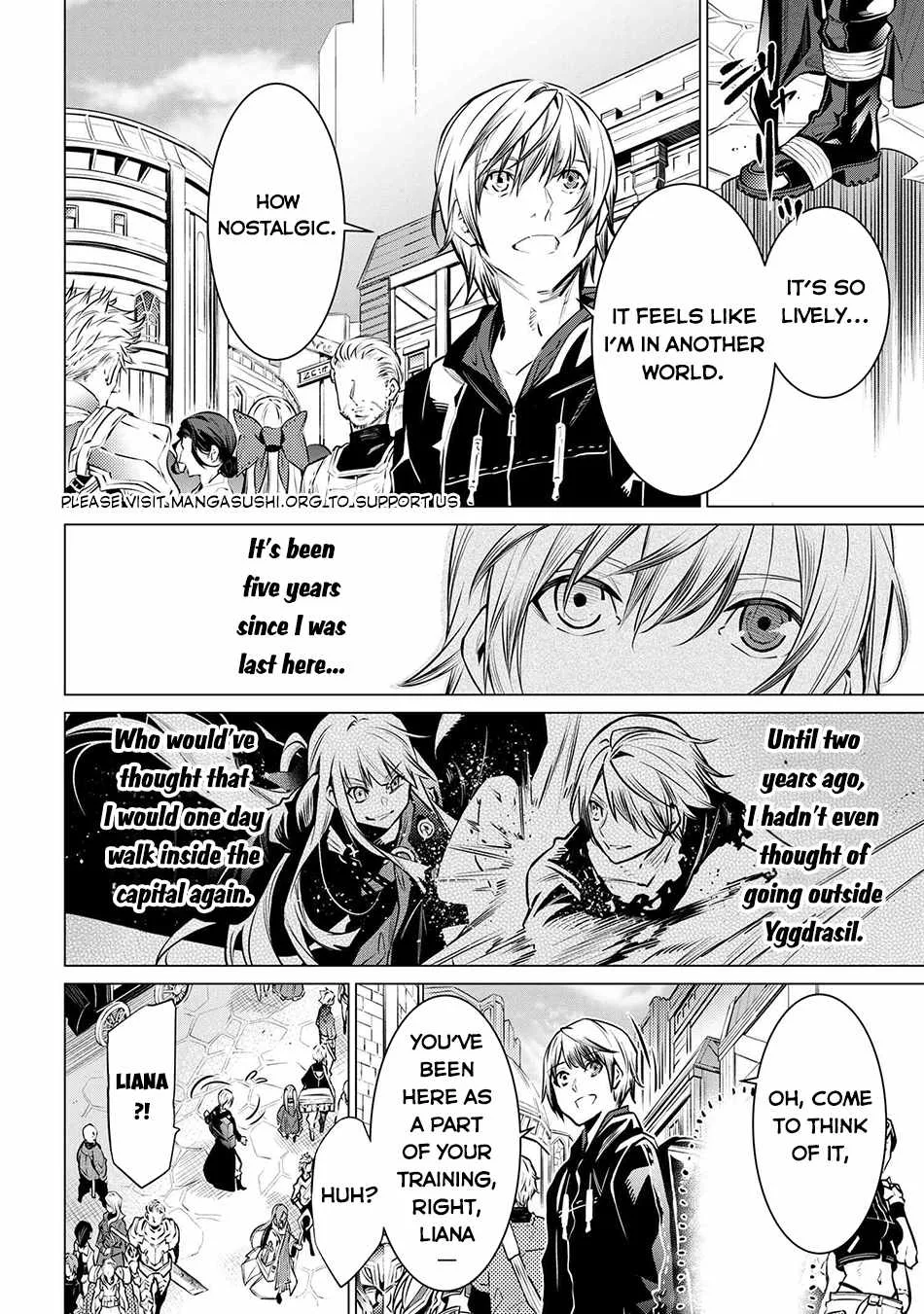 SSS RANK DUNGEON DE KNIFE ICHIHON TEWATASARE TSUIHOU SARETA HAKUMA DOUSHI: YGGDRASIL NO NOROI NIYORI JAKUTEN DEARU MARYOKU FUSOKU O KOKUFUKUSHI SEKAI SAIKYOU E TO ITARU Chapter 14.1 page 10