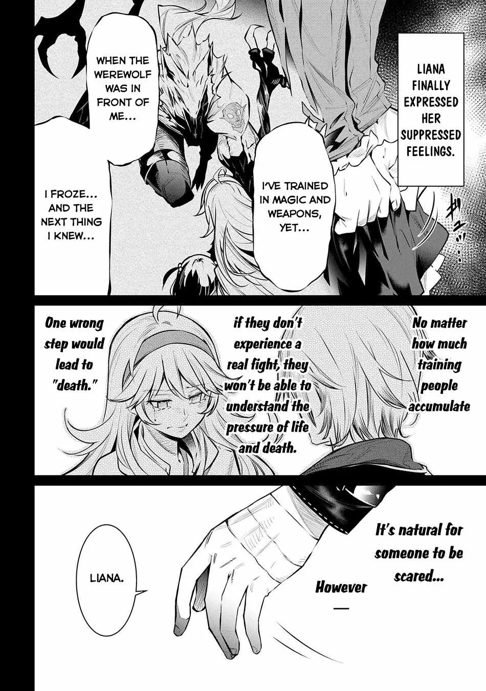 SSS RANK DUNGEON DE KNIFE ICHIHON TEWATASARE TSUIHOU SARETA HAKUMA DOUSHI: YGGDRASIL NO NOROI NIYORI JAKUTEN DEARU MARYOKU FUSOKU O KOKUFUKUSHI SEKAI SAIKYOU E TO ITARU Chapter 14.2 page 8