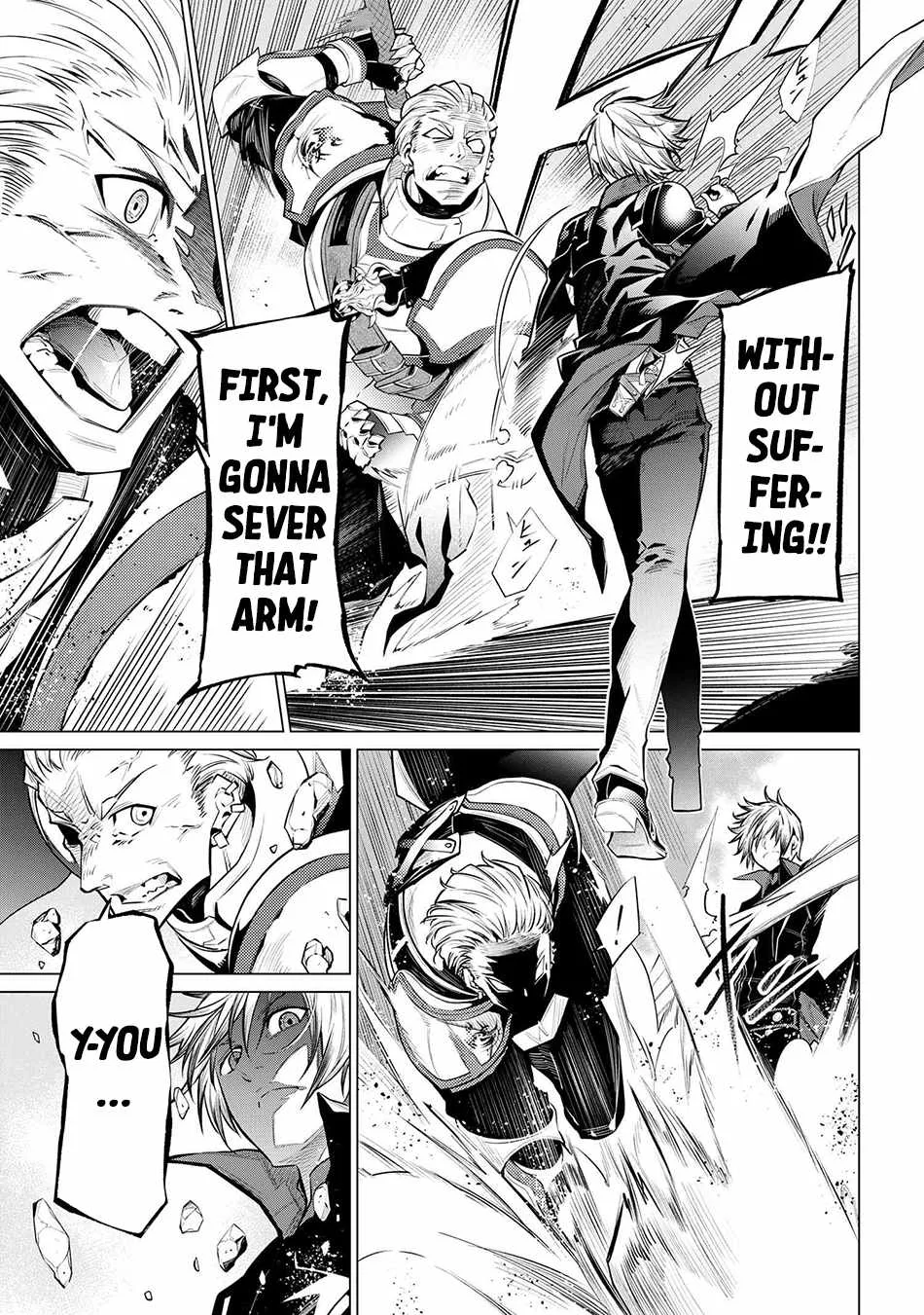 SSS RANK DUNGEON DE KNIFE ICHIHON TEWATASARE TSUIHOU SARETA HAKUMA DOUSHI: YGGDRASIL NO NOROI NIYORI JAKUTEN DEARU MARYOKU FUSOKU O KOKUFUKUSHI SEKAI SAIKYOU E TO ITARU Chapter 15 page 22