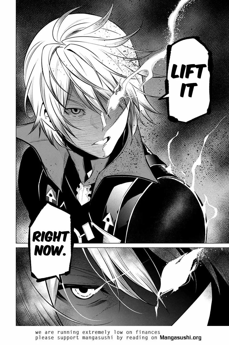 SSS RANK DUNGEON DE KNIFE ICHIHON TEWATASARE TSUIHOU SARETA HAKUMA DOUSHI: YGGDRASIL NO NOROI NIYORI JAKUTEN DEARU MARYOKU FUSOKU O KOKUFUKUSHI SEKAI SAIKYOU E TO ITARU Chapter 15 page 34