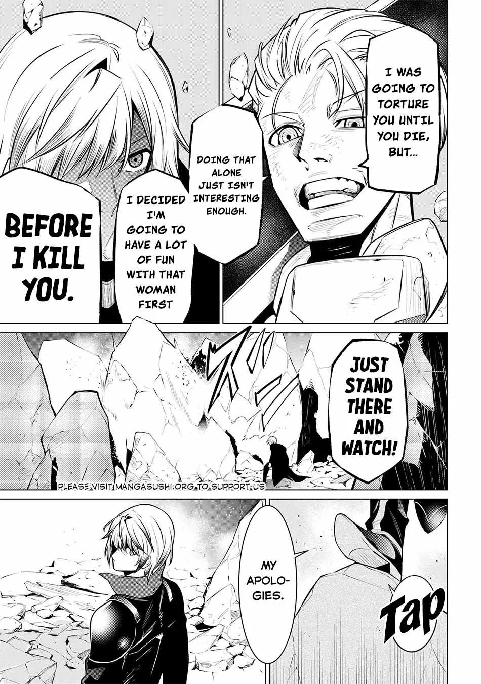 SSS RANK DUNGEON DE KNIFE ICHIHON TEWATASARE TSUIHOU SARETA HAKUMA DOUSHI: YGGDRASIL NO NOROI NIYORI JAKUTEN DEARU MARYOKU FUSOKU O KOKUFUKUSHI SEKAI SAIKYOU E TO ITARU Chapter 15 page 31