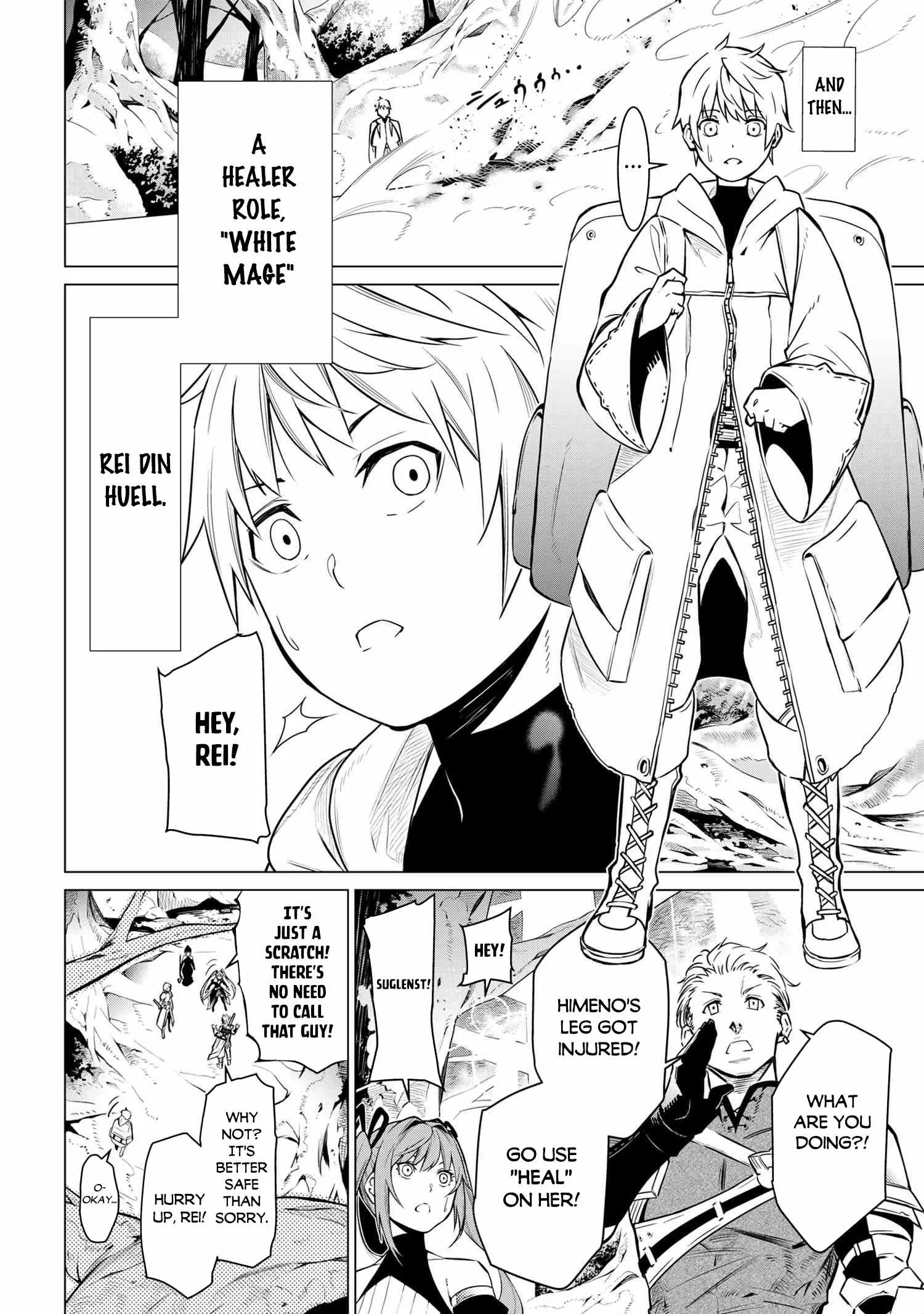 SSS RANK DUNGEON DE KNIFE ICHIHON TEWATASARE TSUIHOU SARETA HAKUMA DOUSHI: YGGDRASIL NO NOROI NIYORI JAKUTEN DEARU MARYOKU FUSOKU O KOKUFUKUSHI SEKAI SAIKYOU E TO ITARU Chapter 1 page 9