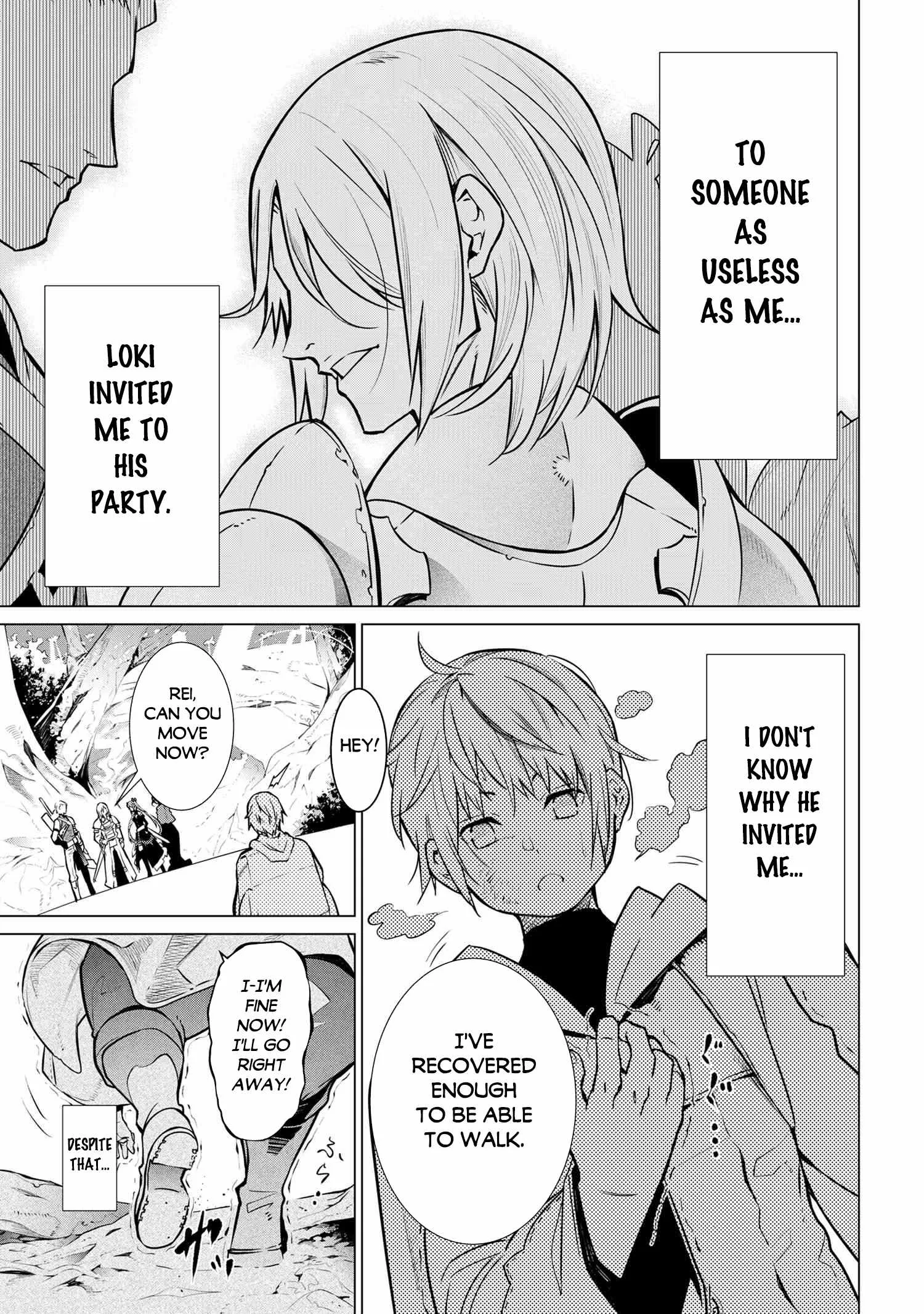 SSS RANK DUNGEON DE KNIFE ICHIHON TEWATASARE TSUIHOU SARETA HAKUMA DOUSHI: YGGDRASIL NO NOROI NIYORI JAKUTEN DEARU MARYOKU FUSOKU O KOKUFUKUSHI SEKAI SAIKYOU E TO ITARU Chapter 1 page 14