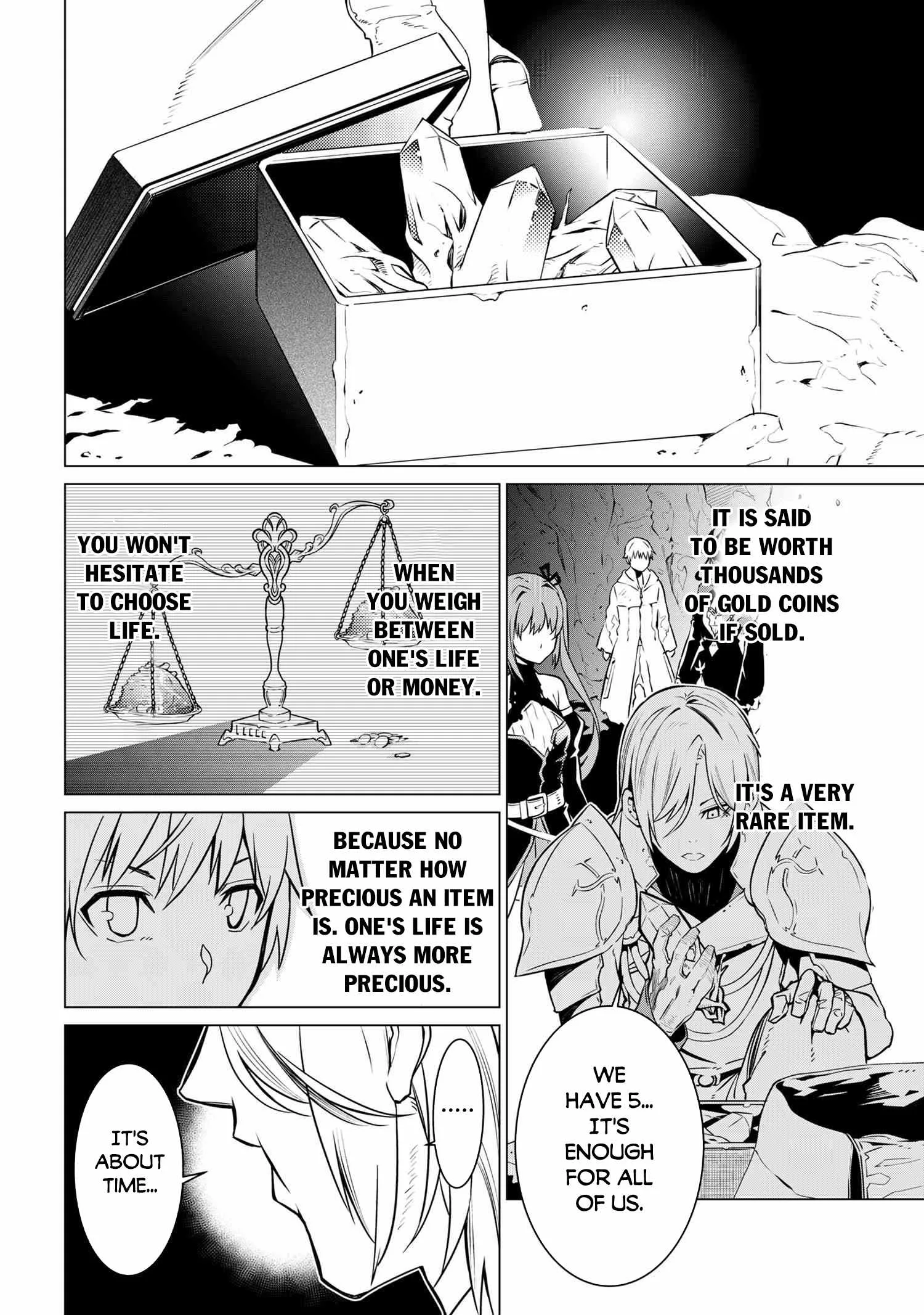 SSS RANK DUNGEON DE KNIFE ICHIHON TEWATASARE TSUIHOU SARETA HAKUMA DOUSHI: YGGDRASIL NO NOROI NIYORI JAKUTEN DEARU MARYOKU FUSOKU O KOKUFUKUSHI SEKAI SAIKYOU E TO ITARU Chapter 1 page 23