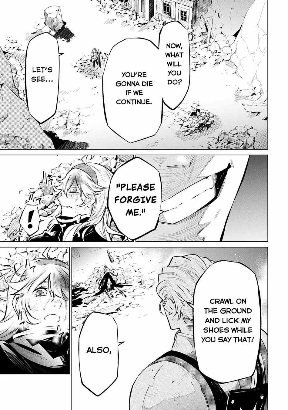 SSS RANK DUNGEON DE KNIFE ICHIHON TEWATASARE TSUIHOU SARETA HAKUMA DOUSHI: YGGDRASIL NO NOROI NIYORI JAKUTEN DEARU MARYOKU FUSOKU O KOKUFUKUSHI SEKAI SAIKYOU E TO ITARU Chapter 16.2 page 3