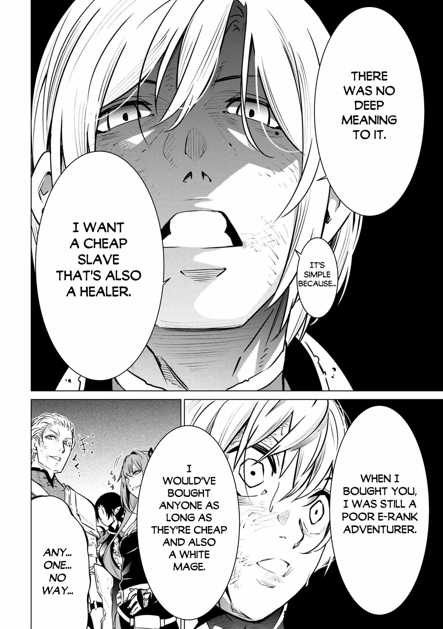 SSS RANK DUNGEON DE KNIFE ICHIHON TEWATASARE TSUIHOU SARETA HAKUMA DOUSHI: YGGDRASIL NO NOROI NIYORI JAKUTEN DEARU MARYOKU FUSOKU O KOKUFUKUSHI SEKAI SAIKYOU E TO ITARU Chapter 1 page 35