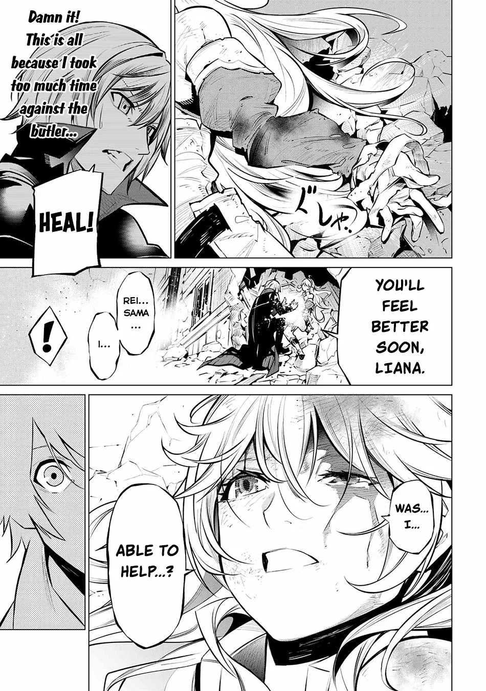 SSS RANK DUNGEON DE KNIFE ICHIHON TEWATASARE TSUIHOU SARETA HAKUMA DOUSHI: YGGDRASIL NO NOROI NIYORI JAKUTEN DEARU MARYOKU FUSOKU O KOKUFUKUSHI SEKAI SAIKYOU E TO ITARU Chapter 16.2 page 14