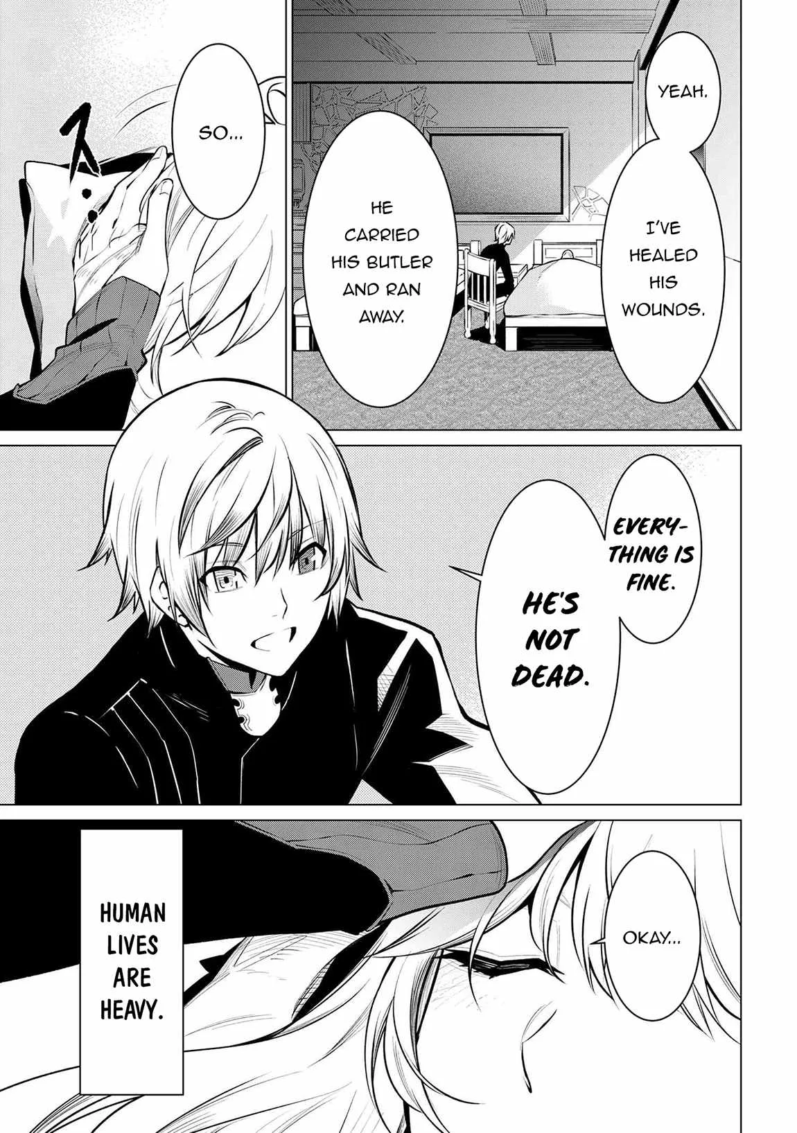SSS RANK DUNGEON DE KNIFE ICHIHON TEWATASARE TSUIHOU SARETA HAKUMA DOUSHI: YGGDRASIL NO NOROI NIYORI JAKUTEN DEARU MARYOKU FUSOKU O KOKUFUKUSHI SEKAI SAIKYOU E TO ITARU Chapter 17.1 page 8